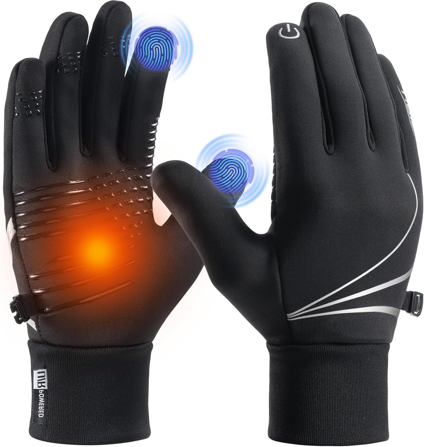 Thermal Gloves for Men Women, Winter Gloves Windproof Anti-Slip Lightweight, War...
