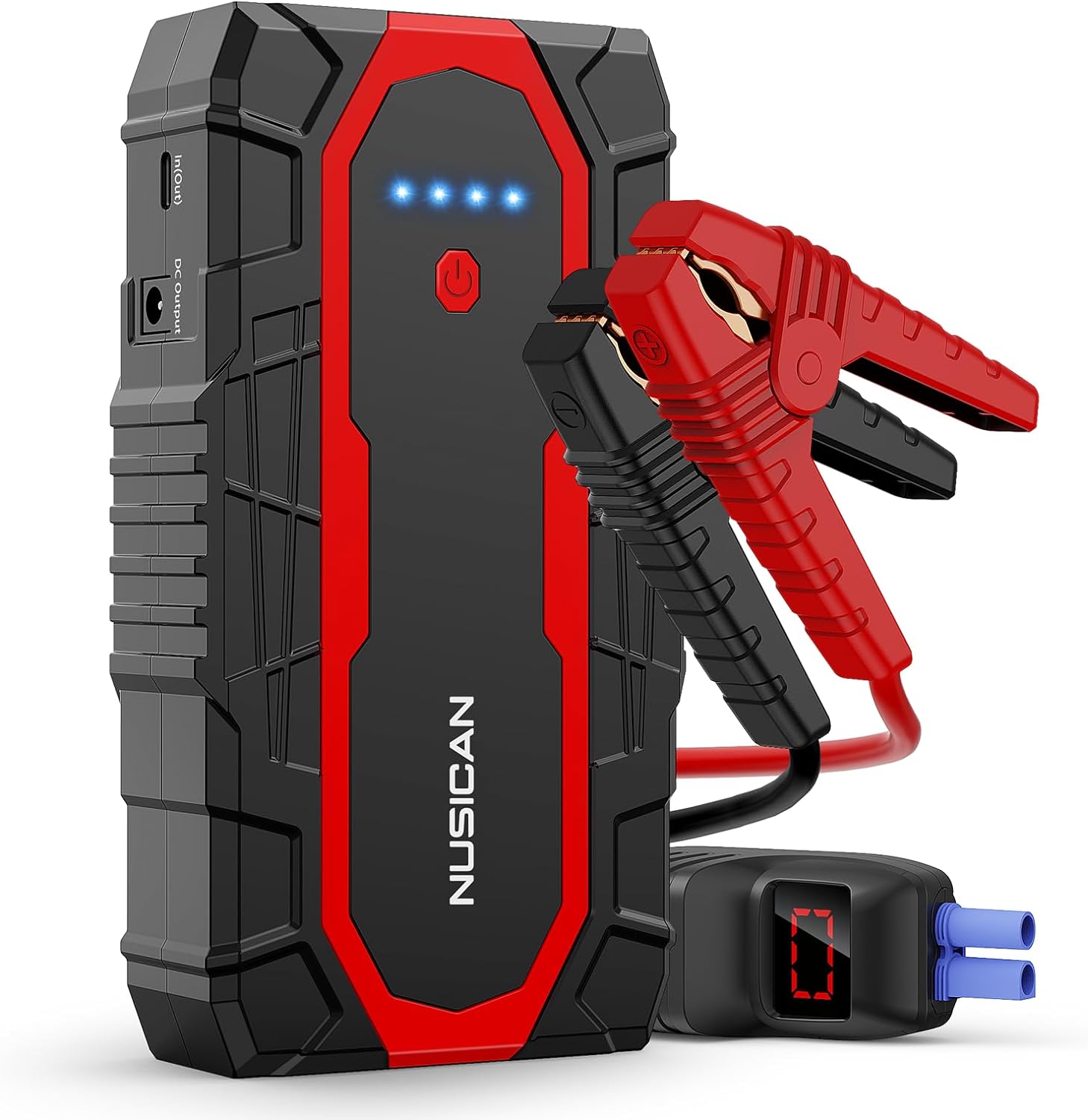 Car Jump Starter, 12V Portable Battery Charger (up to 7.2L Gas&5.5L Diesel Engin...
