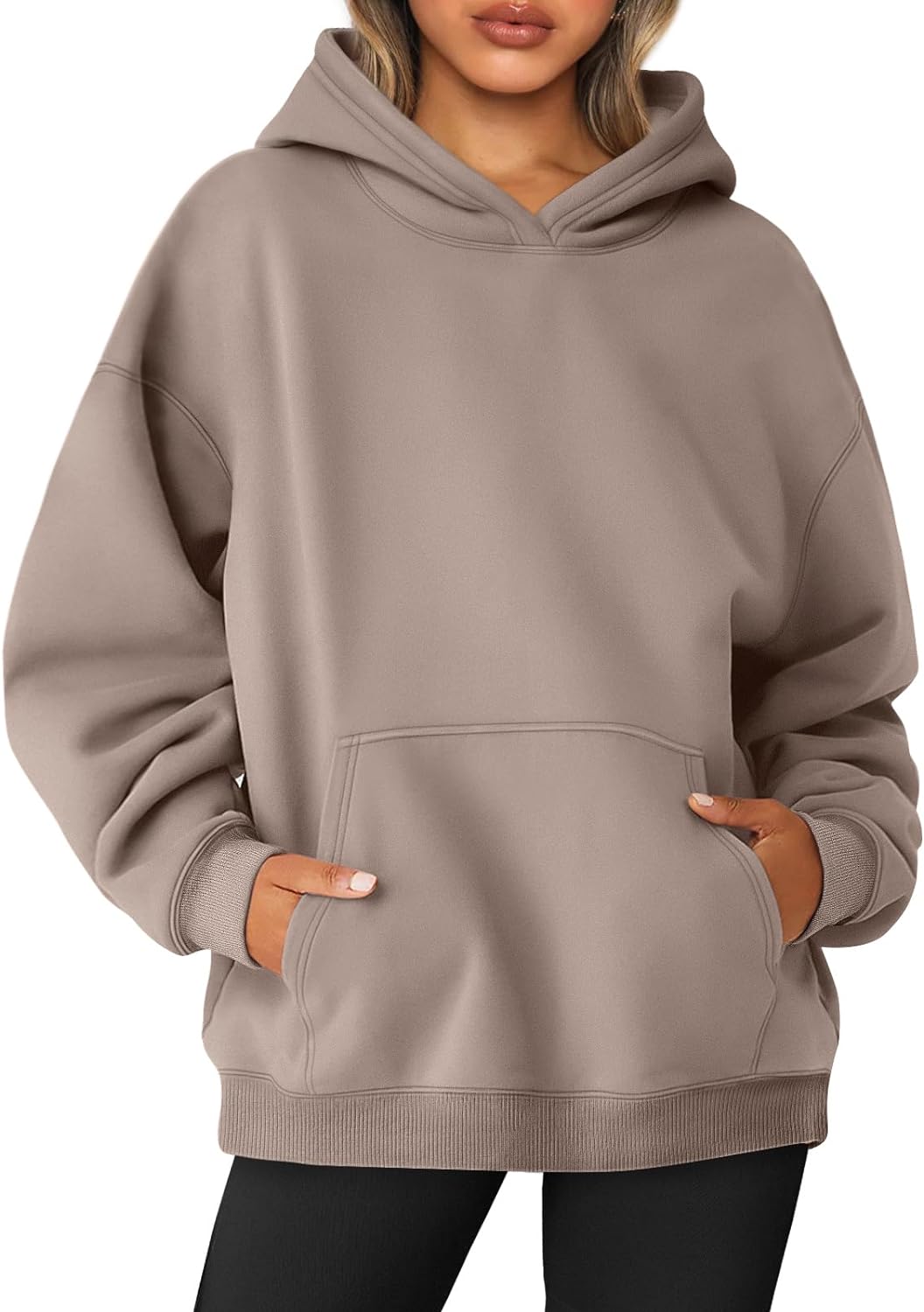 AUTOMET Womens Oversized Sweatshirts Fleece Hoodies Long Sleeve Shirts Pullover...