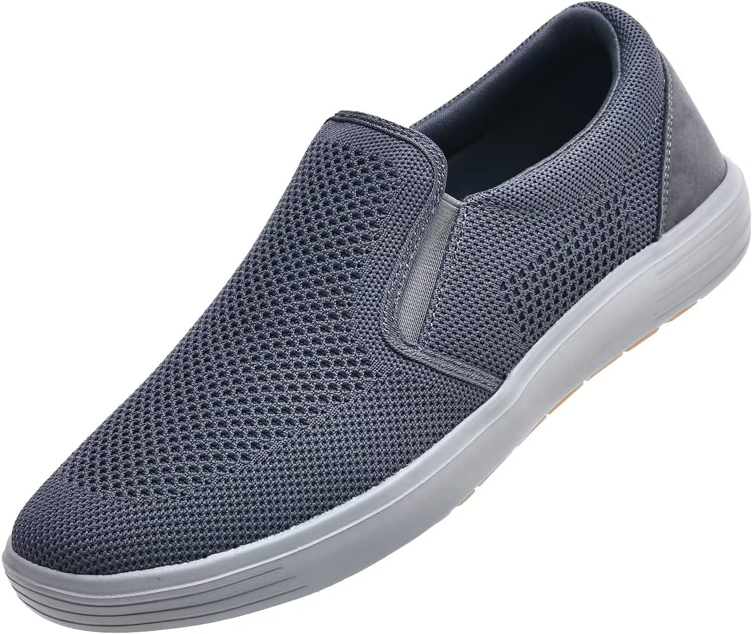 Konhill Slip On Sneaker, Special Casual Knit Boat Loafers for Men, Innovative Wa...
