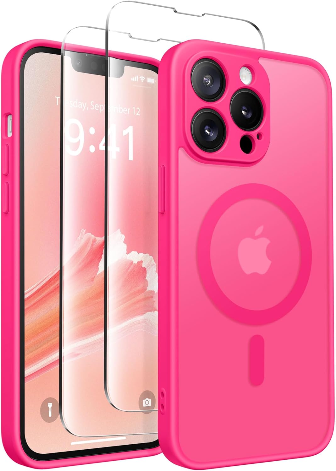 CAPRARO Magnetic for iPhone 13 Pro Max Case, [Compatible with MagSafe] [Full Cam...