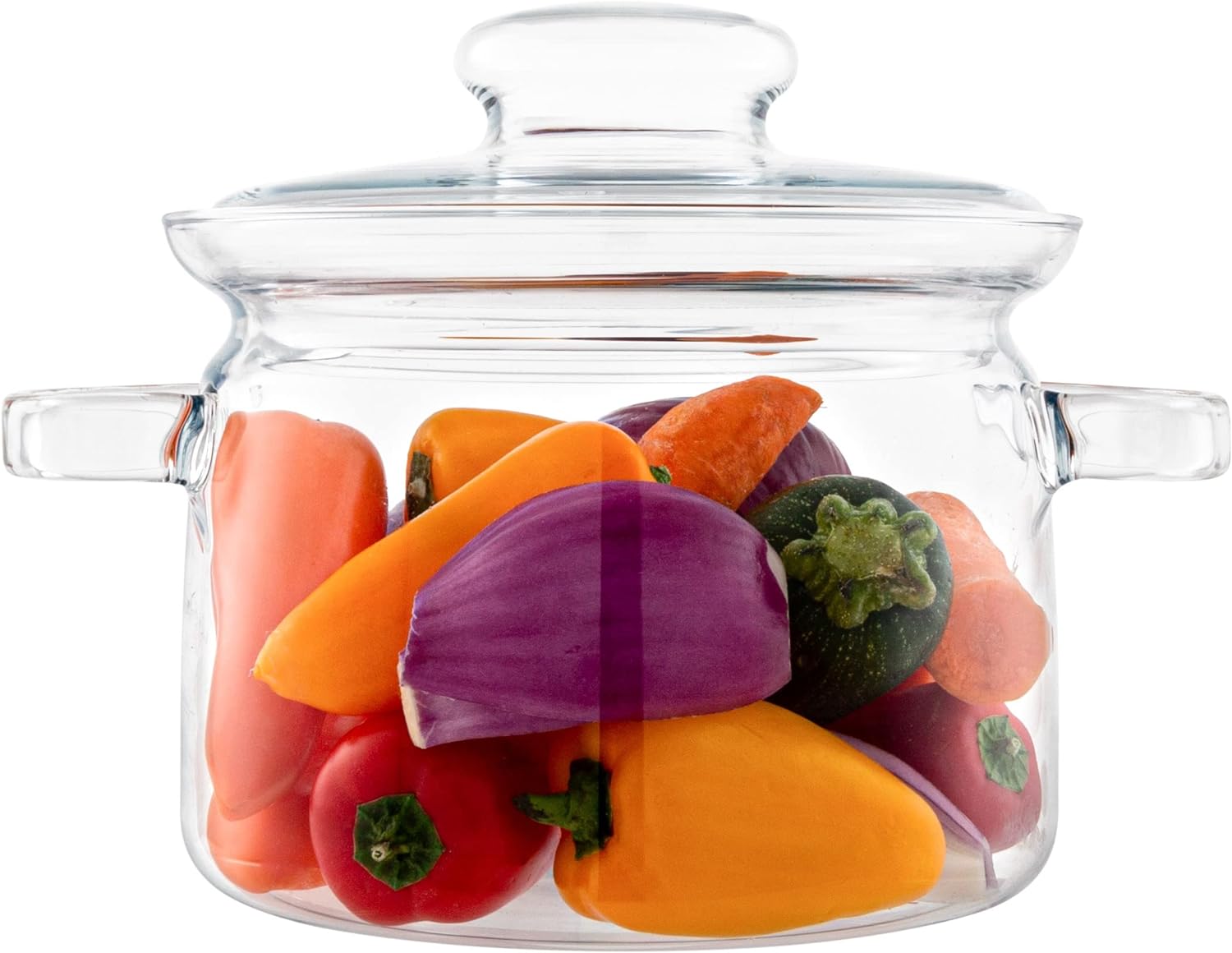 Simax Simmer Pot for Stove Potpourri, 64 Ounce Glass Pots for Cooking on Stove,...