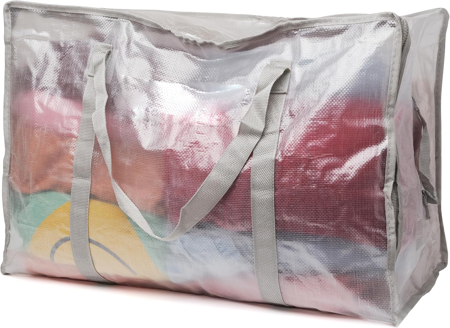 ZIPPIIT Premium Clothes Storage Bag with Zips. 60L Large Moving Bags With Heavy...