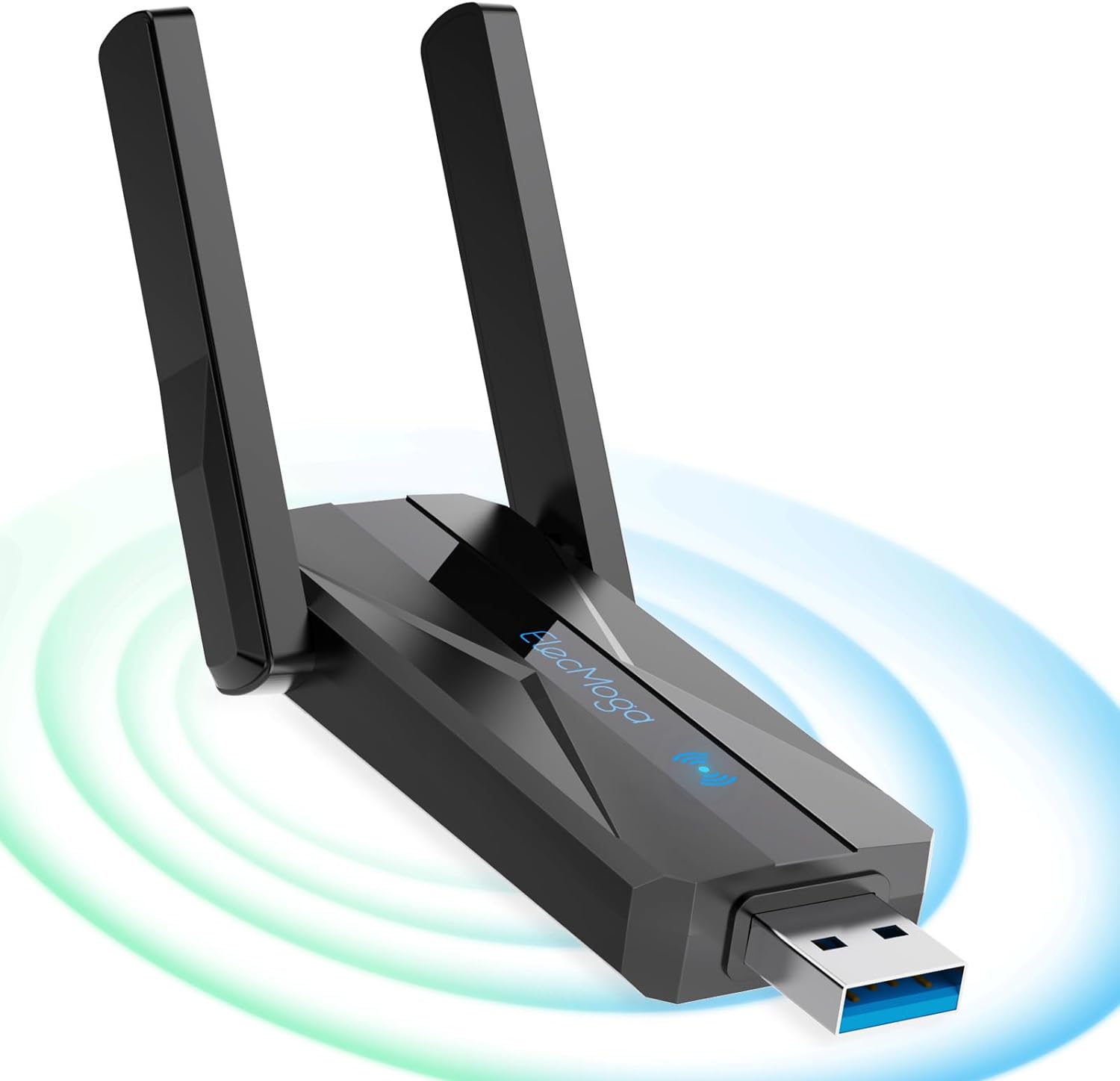 USB WiFi Adapter, Special ElecMoga AC 1300Mbps, Innovative Dual-Band 5G/2.4G USB...