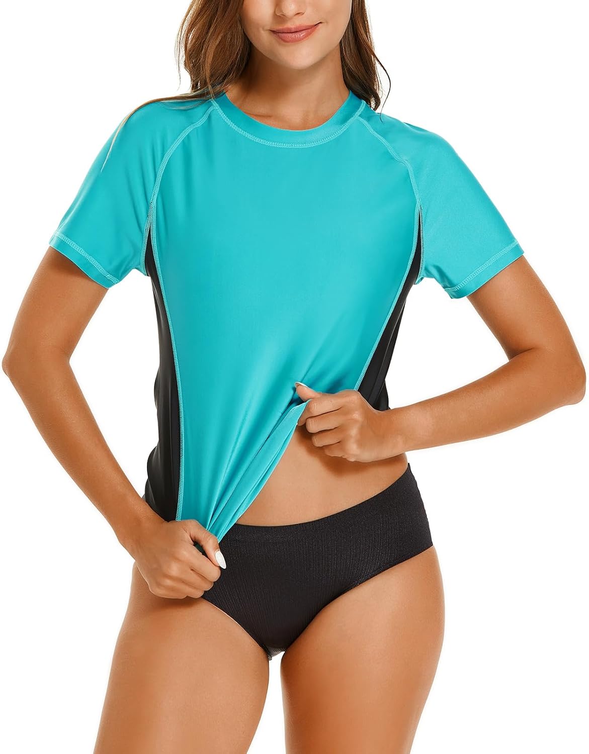 HODOSPORTS Women's UPF 50+ Rash Guard Sun Protection Swim Shirt Quick Dry Swimsu...