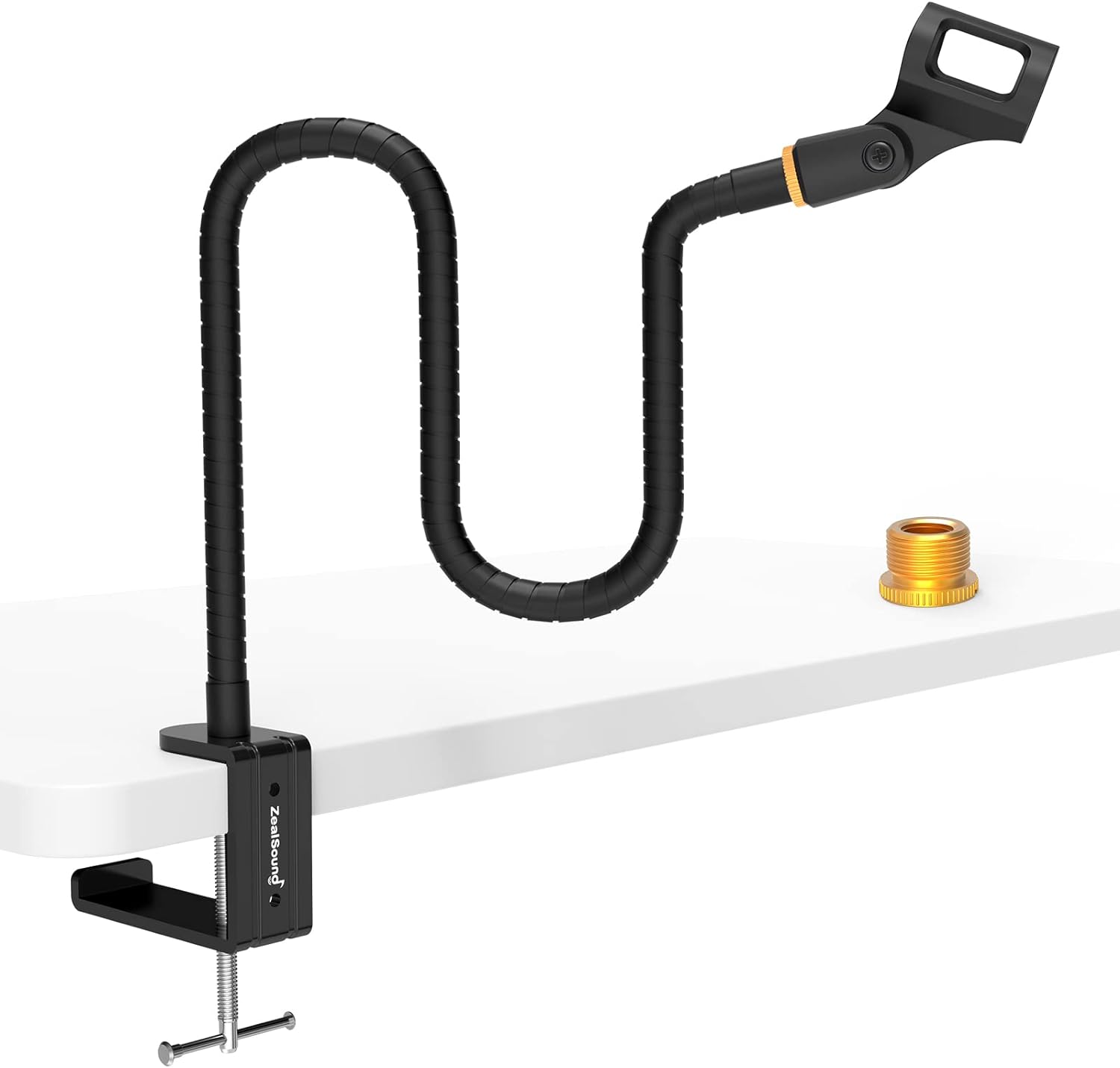 ZealSound Microphone Arm, 19inch Compact Flexible Gooseneck Mic Arm Stand, with...