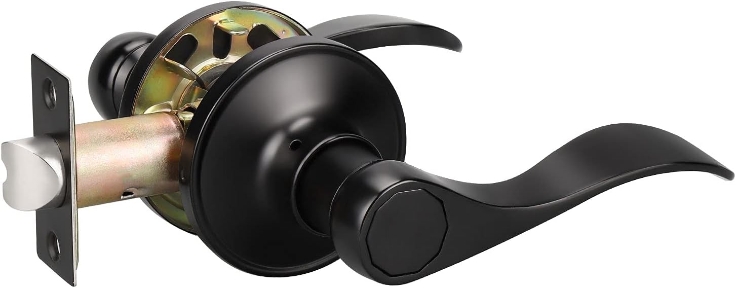 KNOBWELL Passage Door Handles, Special Interior Door Levers for Hallway Closet,...