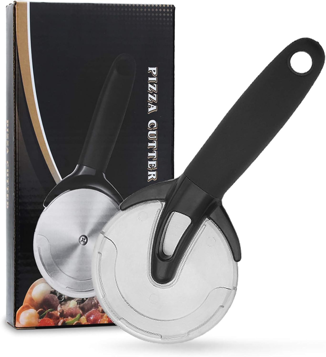FUKTSYSM Pizza Cutter - Professional Stainless Steel Pizza Cutter, Kitchen Pizza...