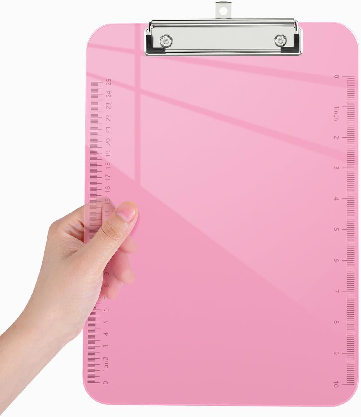 Piasoenc Plastic Clipboards, Special Translucent Clip Board for Office and Schoo...