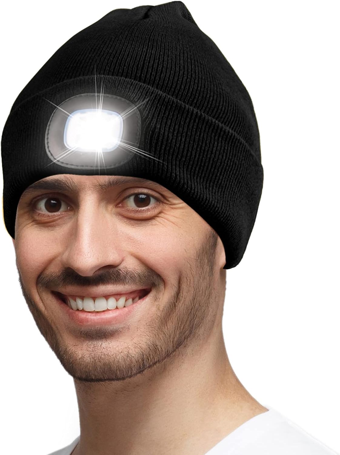 Ocatoma Gifts for Men , Special LED Unisex Beanie Warm Hat with Light , Unique G...