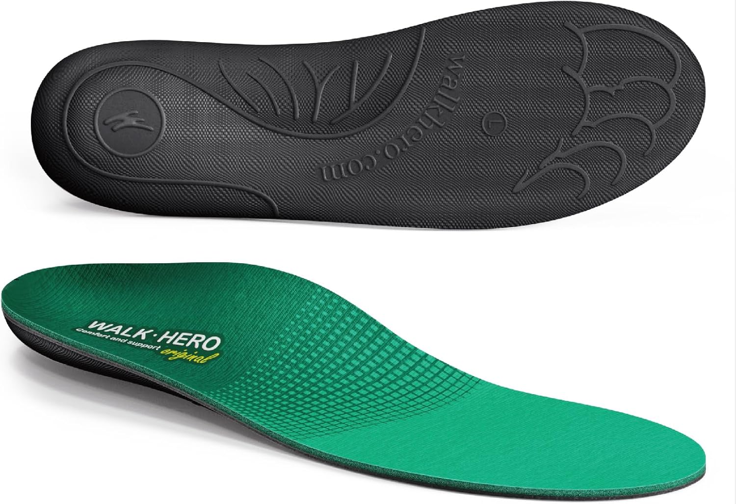 Walkhero Orthotic Inserts for Plantar Fasciitis, Arch Support Insoles for Everyd...