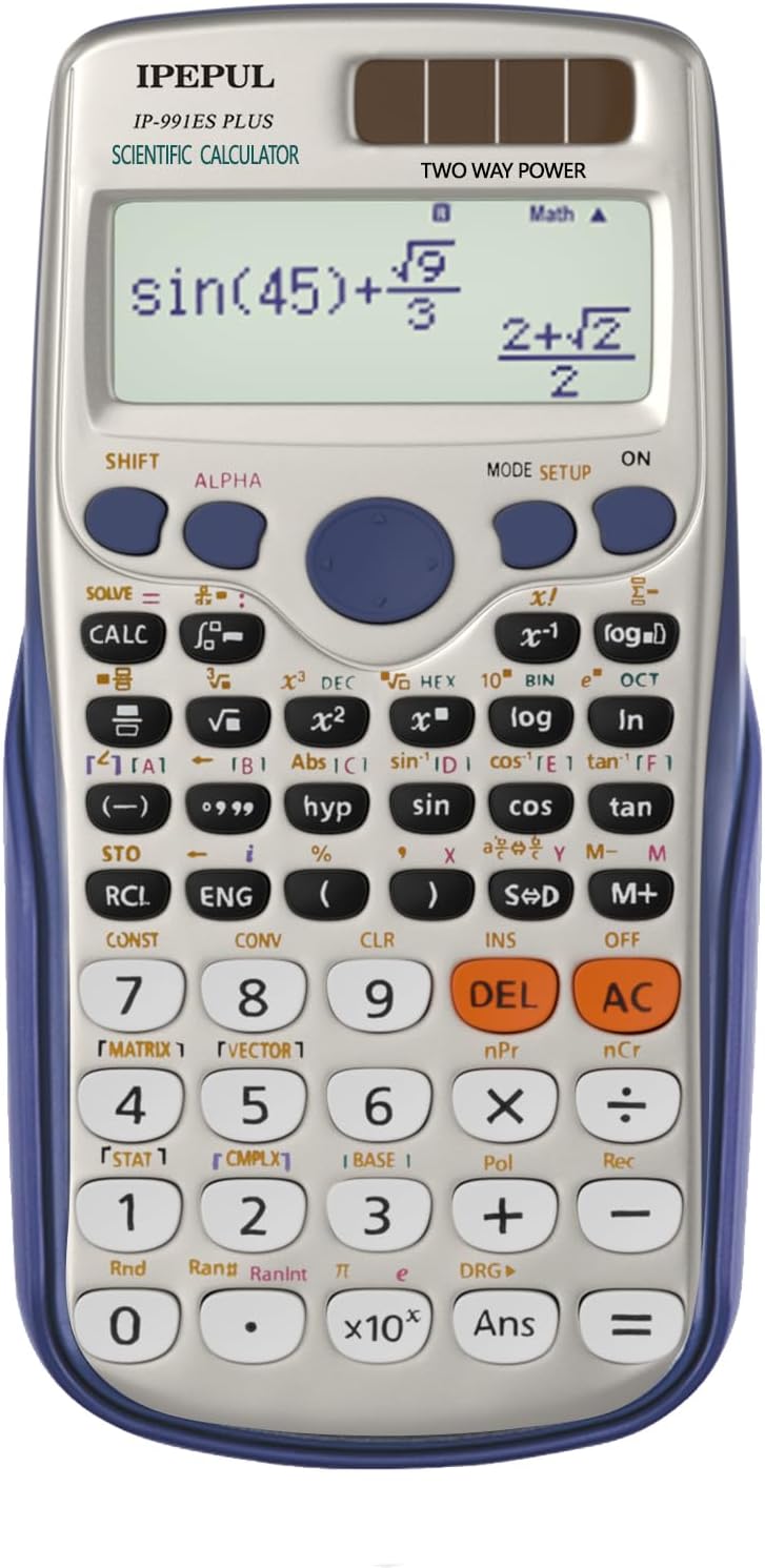 Scientific Calculators, IPepul Special Math Calculator with 417 Function, Innova...
