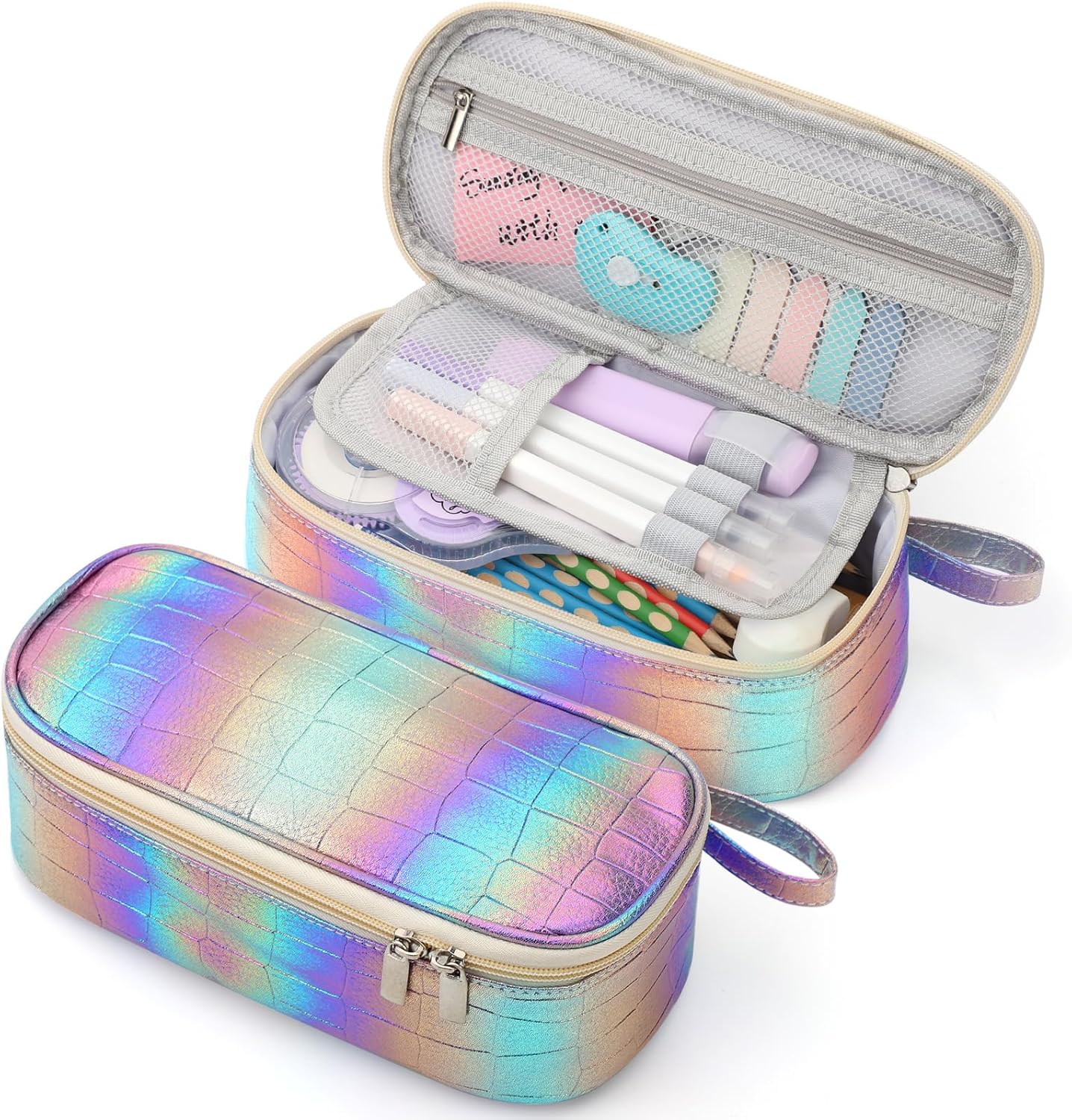 Jcocylse Large Capacity Pencil Case, Special Portable Pencil Pouch Bag, Innovati...