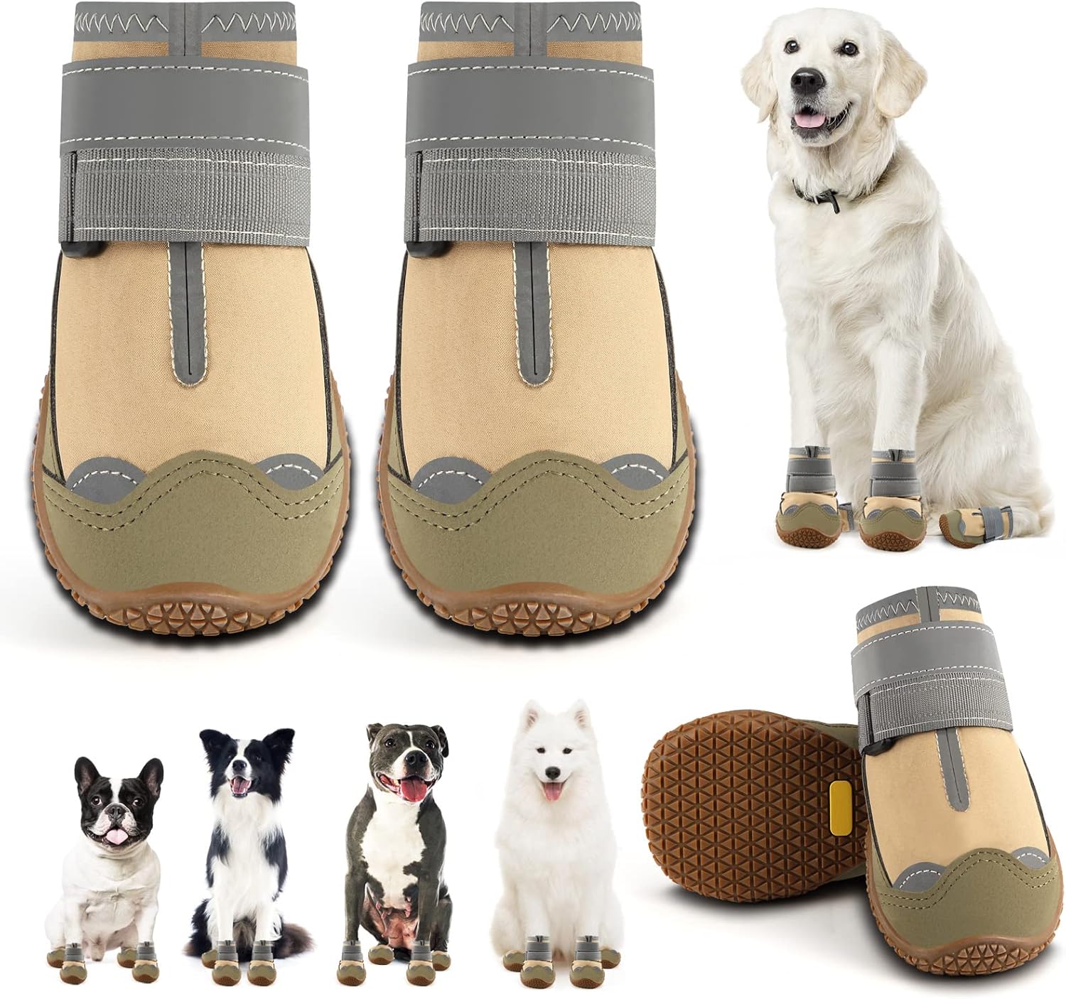Dog Shoes for Large Dogs, Affordable Medium Dog Boots, Unique Footwear for Your...