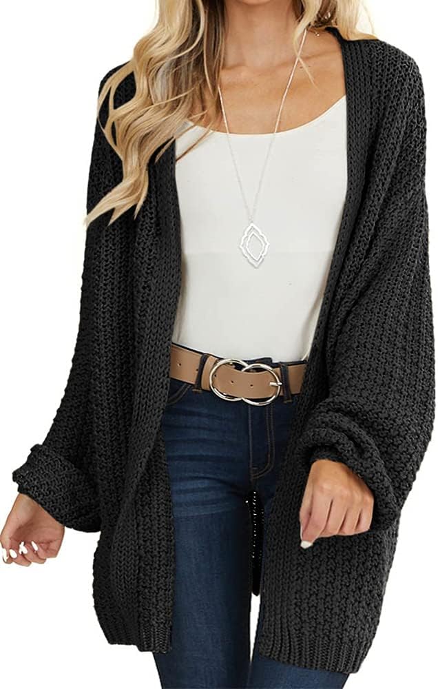 Maroway Womens Cardigan, Special Solid Color Long Sleeve Fashion Sweater, Innova...
