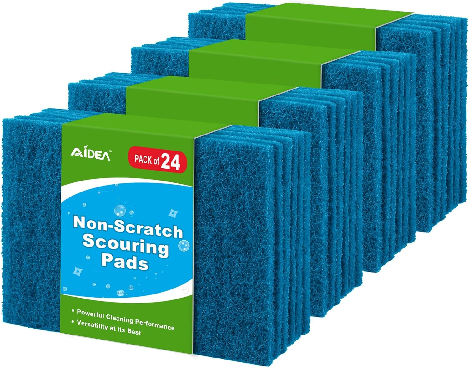 AIDEA Scouring Pads, Special Dish Scrubber Pads for Household and Kitchen, Multi...