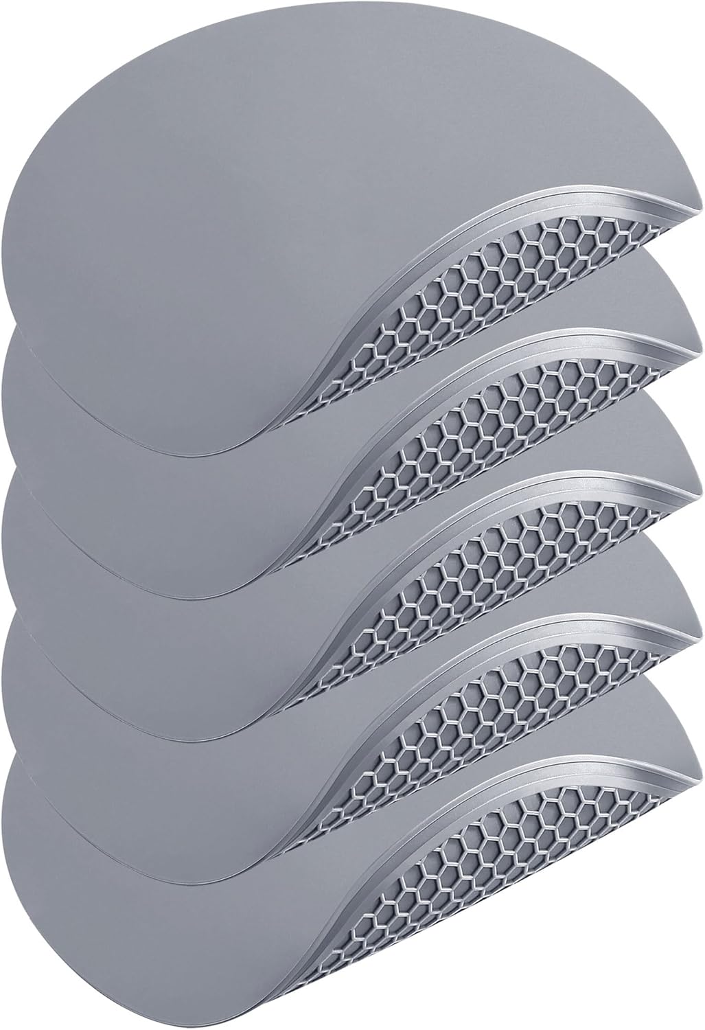 Silicone Microwave Mat, Special 11.7" x 11.7" Set of 5 Silicone Drying Mat, Uniq...