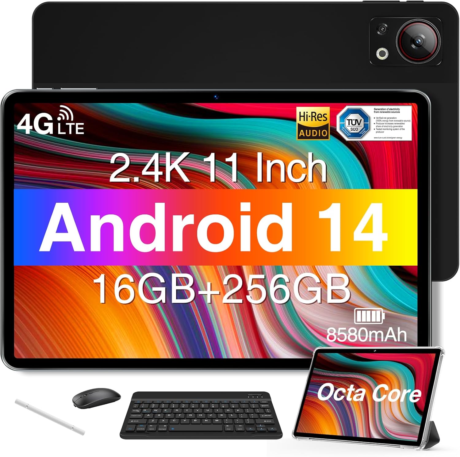 DOOGEE T30S 2024 Newest Tablet 11'' Android 14 16GB+256GB/1TB TF Octa-Core, 2.4K...
