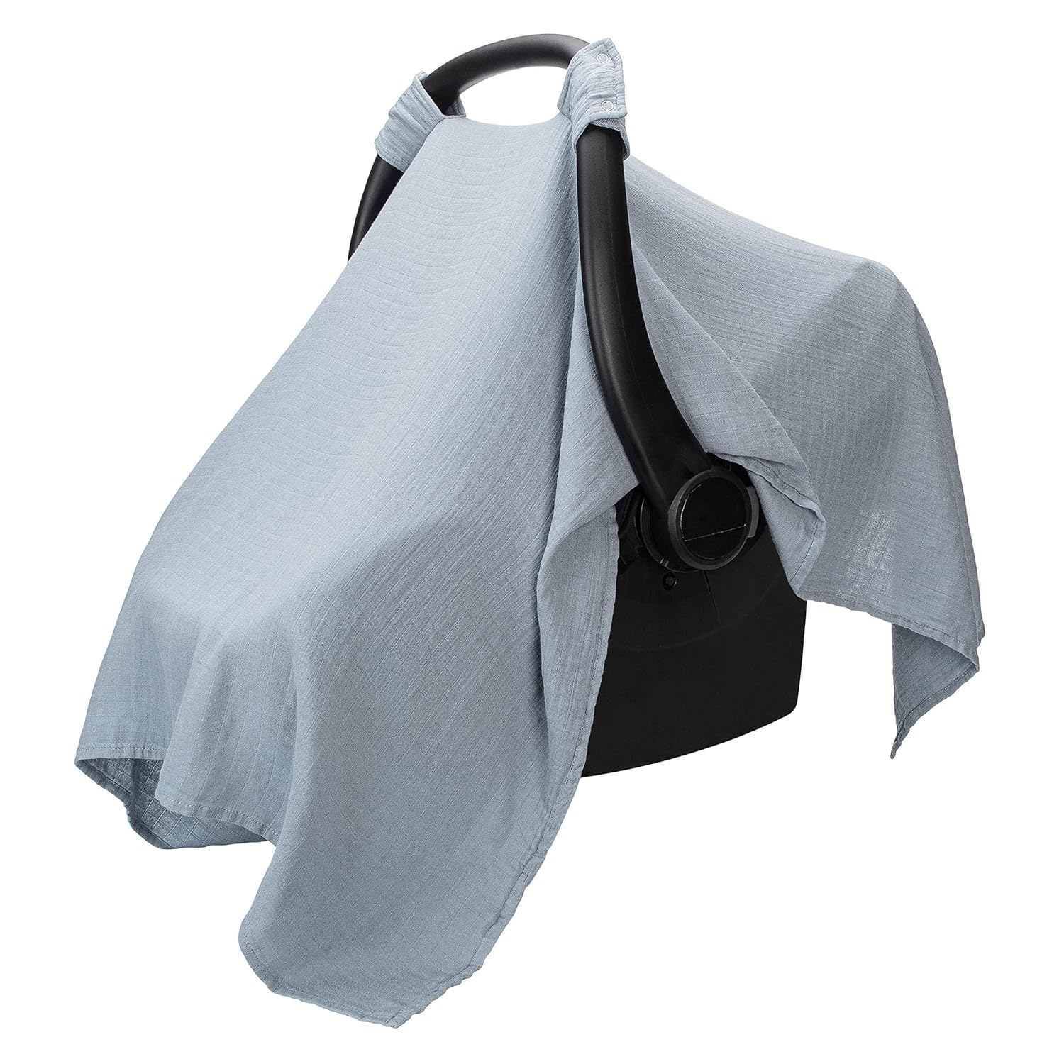Muslin Cotton Baby Car Seat Cover, Universal Fit Carseat Canopy Covers for Babie...