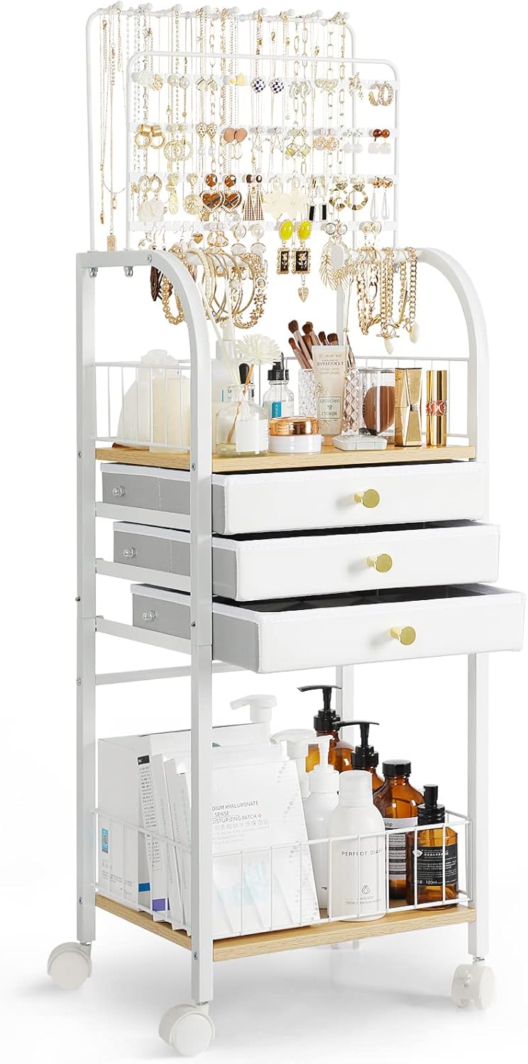 Keebofly Jewelry Organizer, Large Jewelry Stand wi...