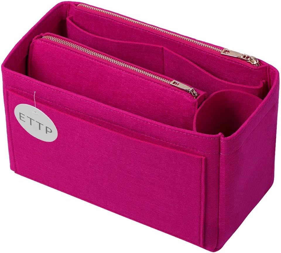 Purse Organizer, High-Quality Felt Bag Organizer Insert, Unique Purse Organizer...