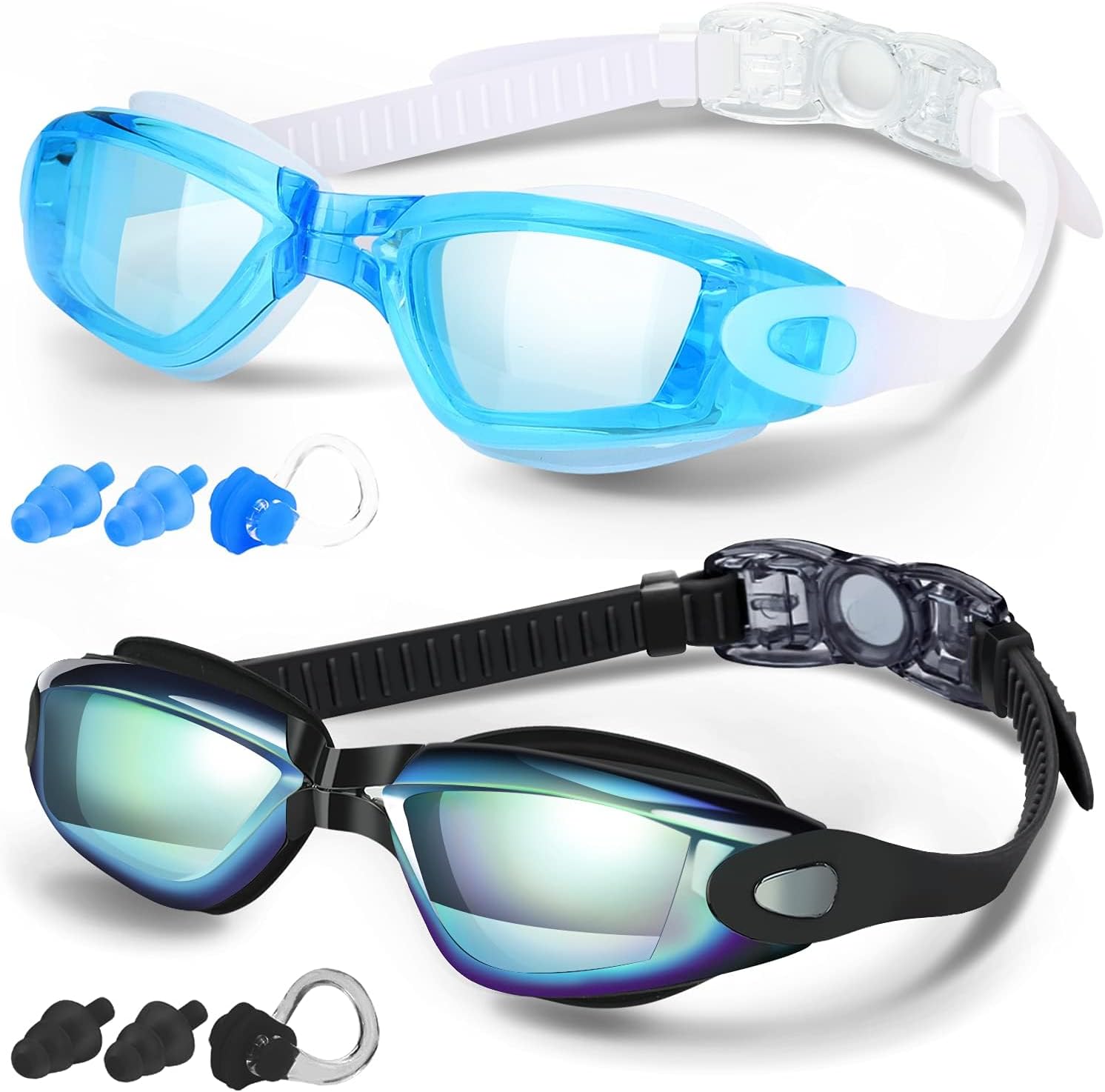COOLOO Swimming Goggles, Special Swim Goggles for Adult Men Women Youth Kids, In...