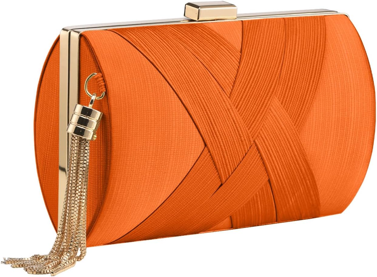 Clutch Purses for Women, Special Tassel Evening Bag, Innovative Cross Body Clutc...