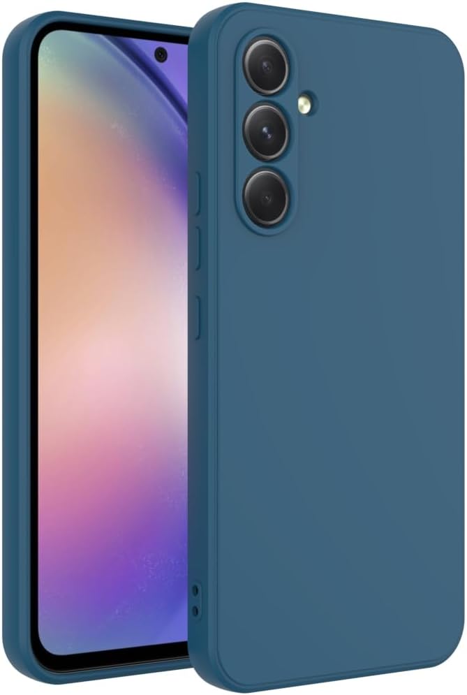 for Samsung Galaxy A24 Case Dark Blue, Scratch Resistant with Soft Touch, Slim T...