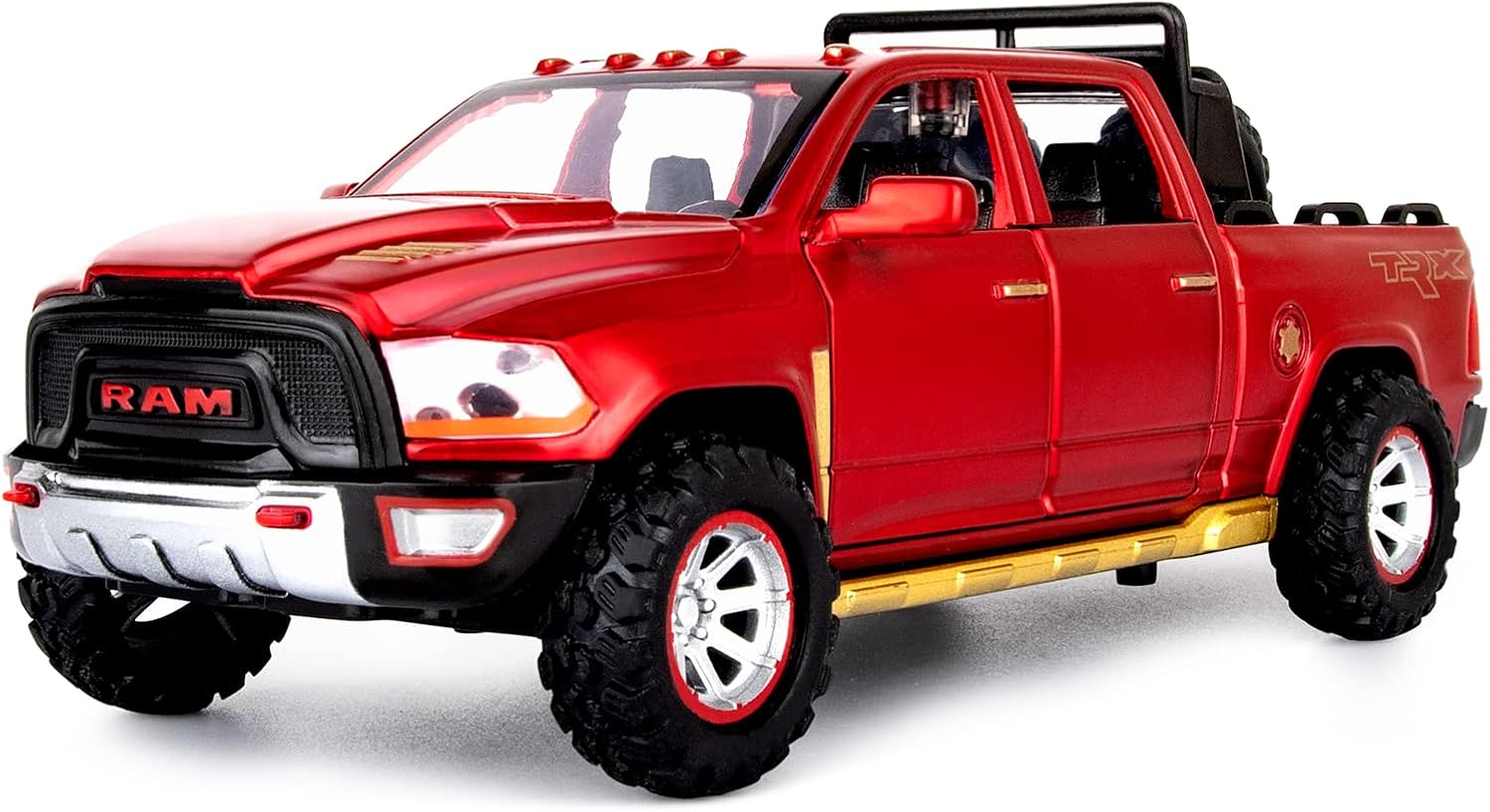RAM 1500 Pickup Truck Toys for Boy Age 4-7 Diecast Metal Model Trucks Open Door...