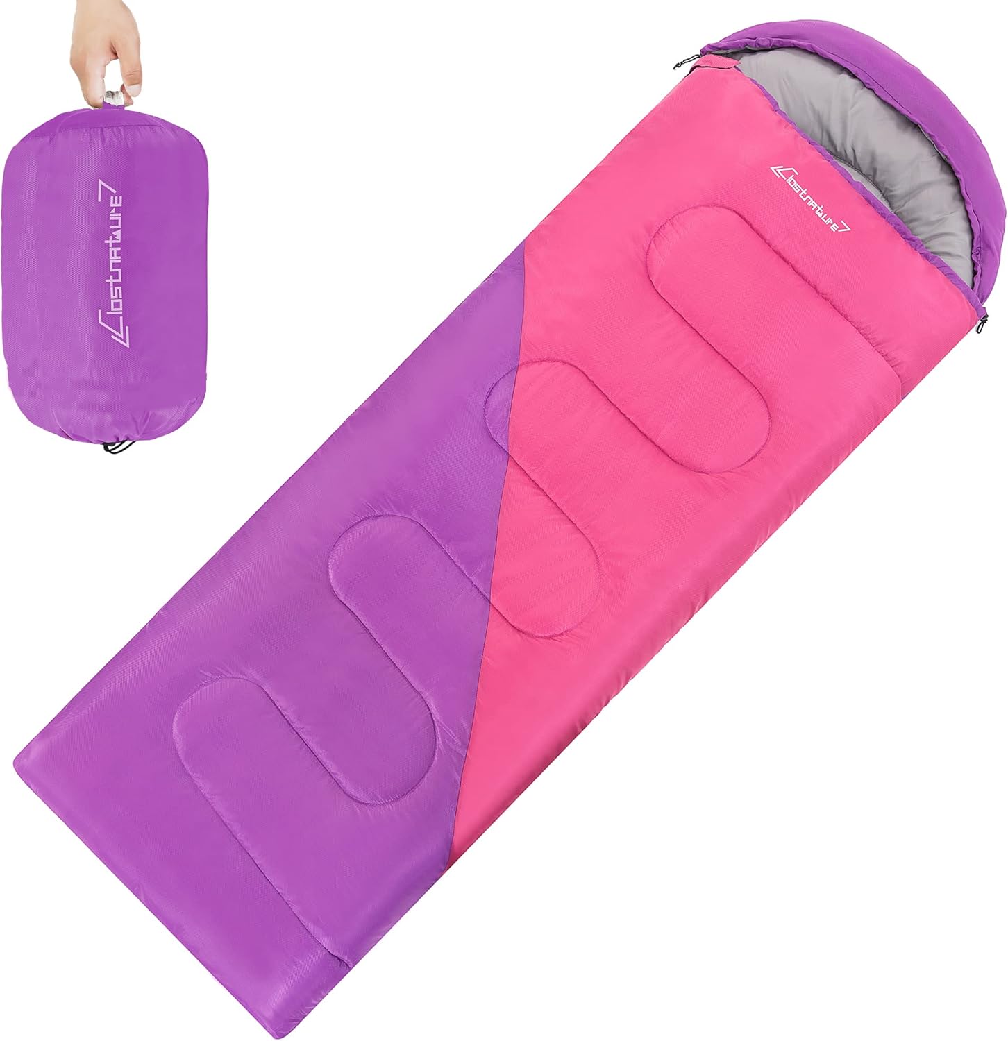 Clostnature Sleeping Bag for Adults and Kids - Lightweight Camping Sleeping Bag...
