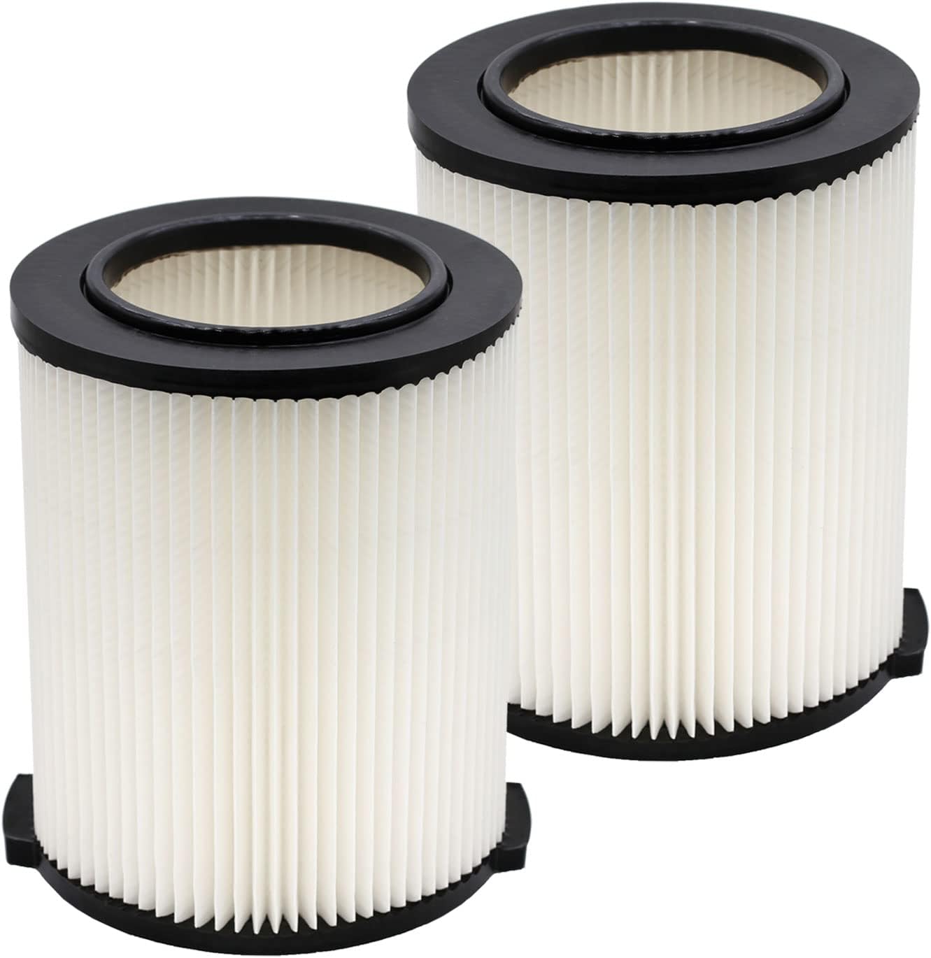 2 Pack Standard Wet/dry Vac Filter Vf4000 Compatible with RIDGID Vacs 5-20 Gallo...