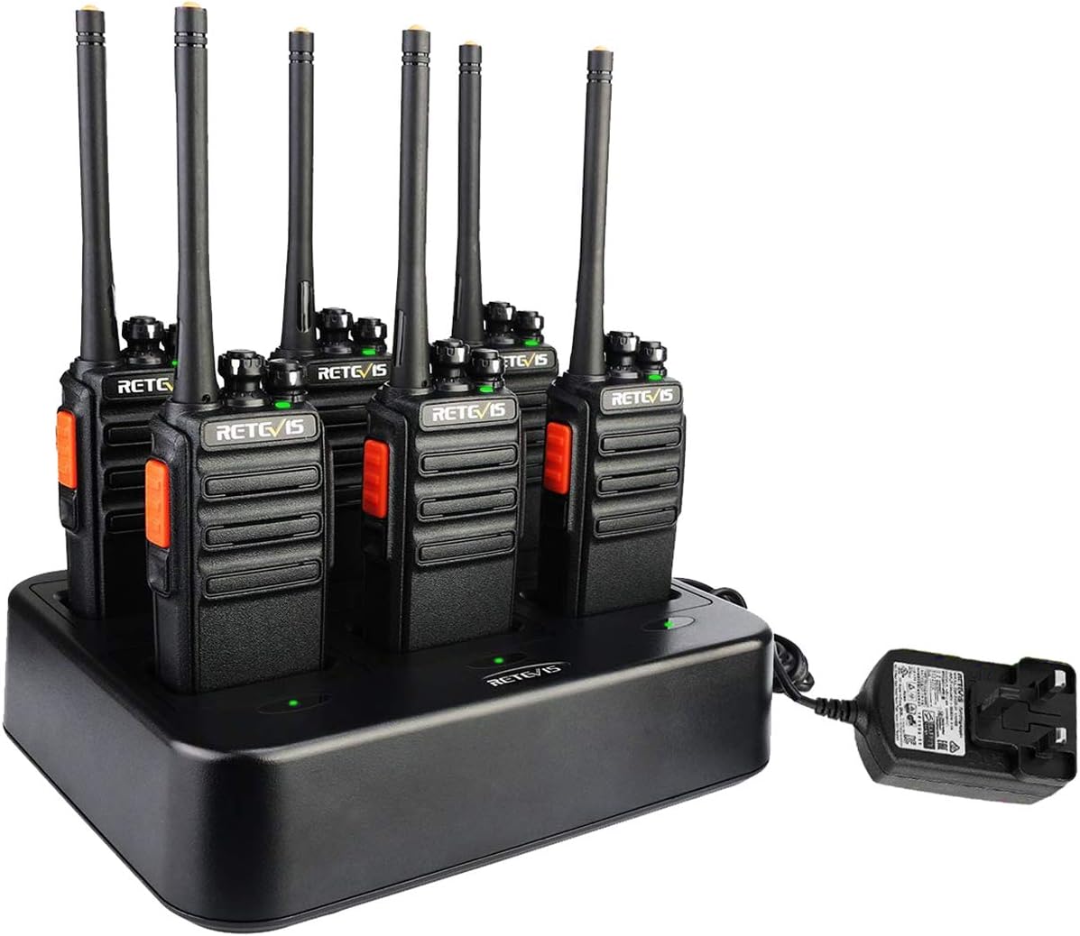 Retevis RT24 Walkie Talkies for Adults, Two Way Radio Long Range with 6 Way Char...