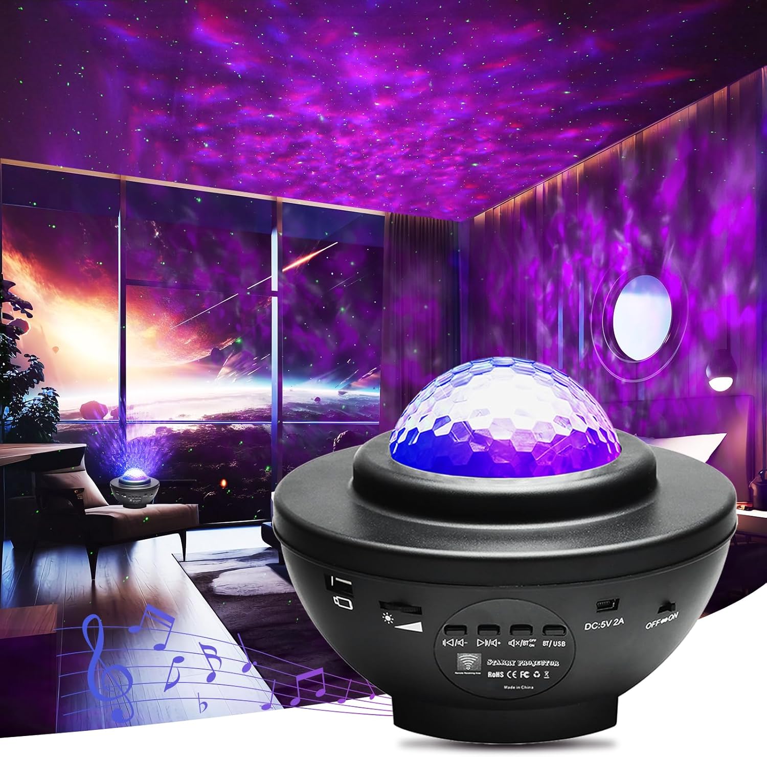 DayBix Star Projector Galaxy Night Light, Galaxy P...