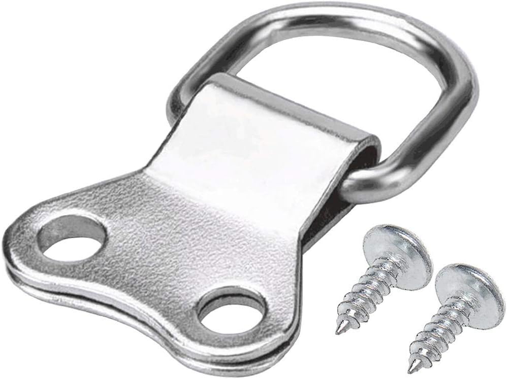 Borte 25pcs Picture Frame Hanging Rings with Mounting Screws