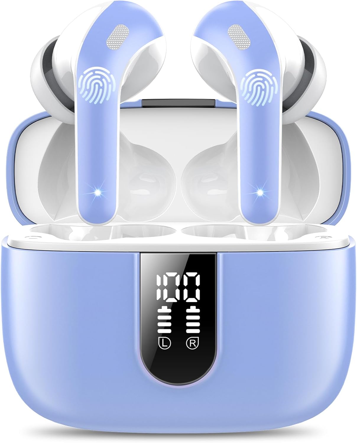 Ear Buds Wireless Earbuds, 50Hrs Playtime Bluetooth Earphones, Bluetooth Headpho...
