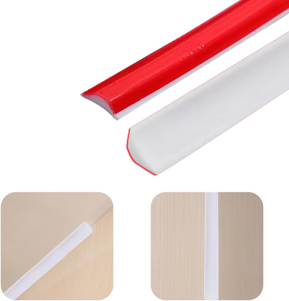 12m TPE Skirting Board Trim Self Adhesive, Beading for Laminate Flooring, Caulk...