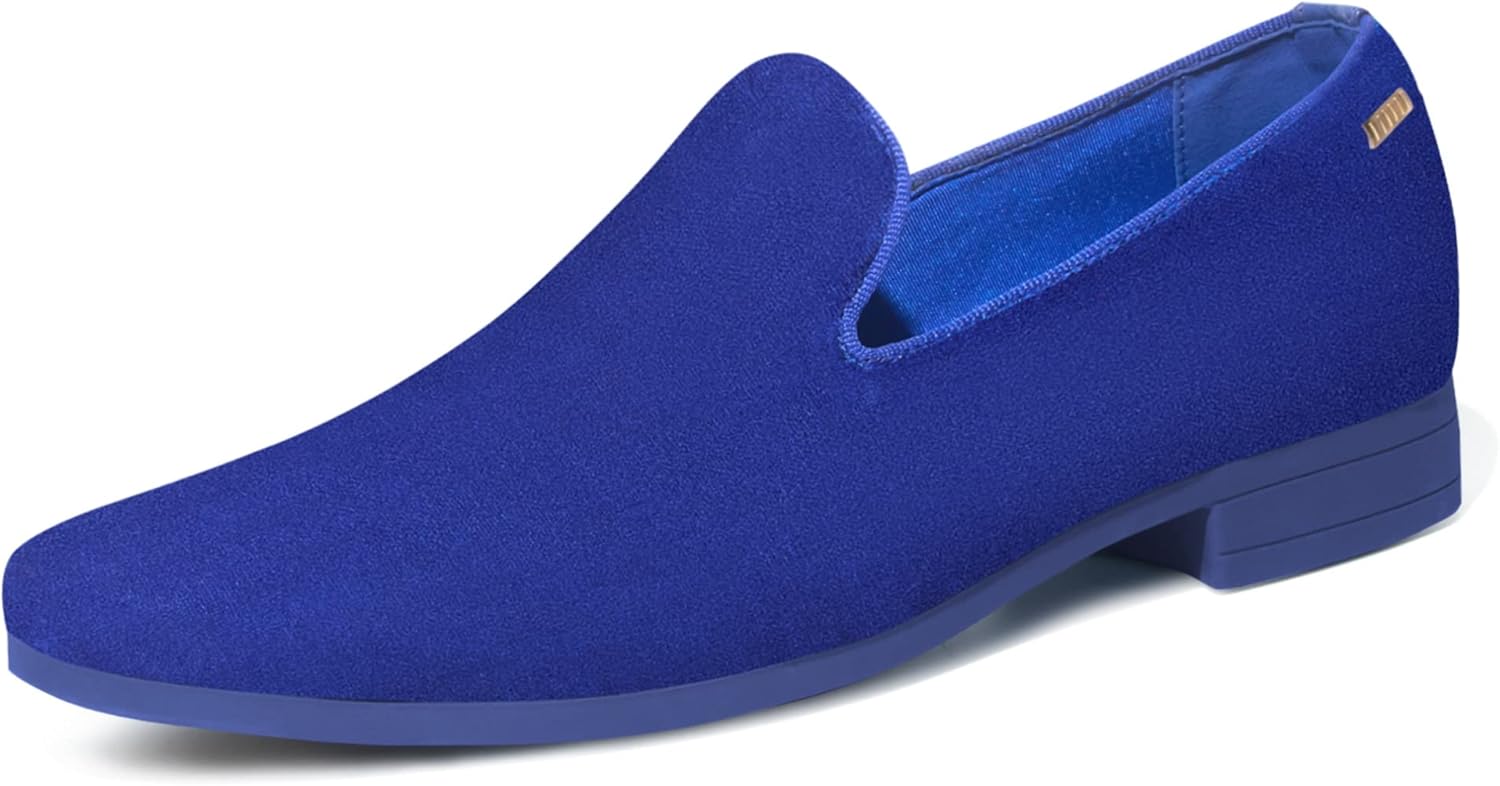 UUBARIS Mens Velvet Loafers, Special Slip-on Dress Shoes, Fashion Style Driving...