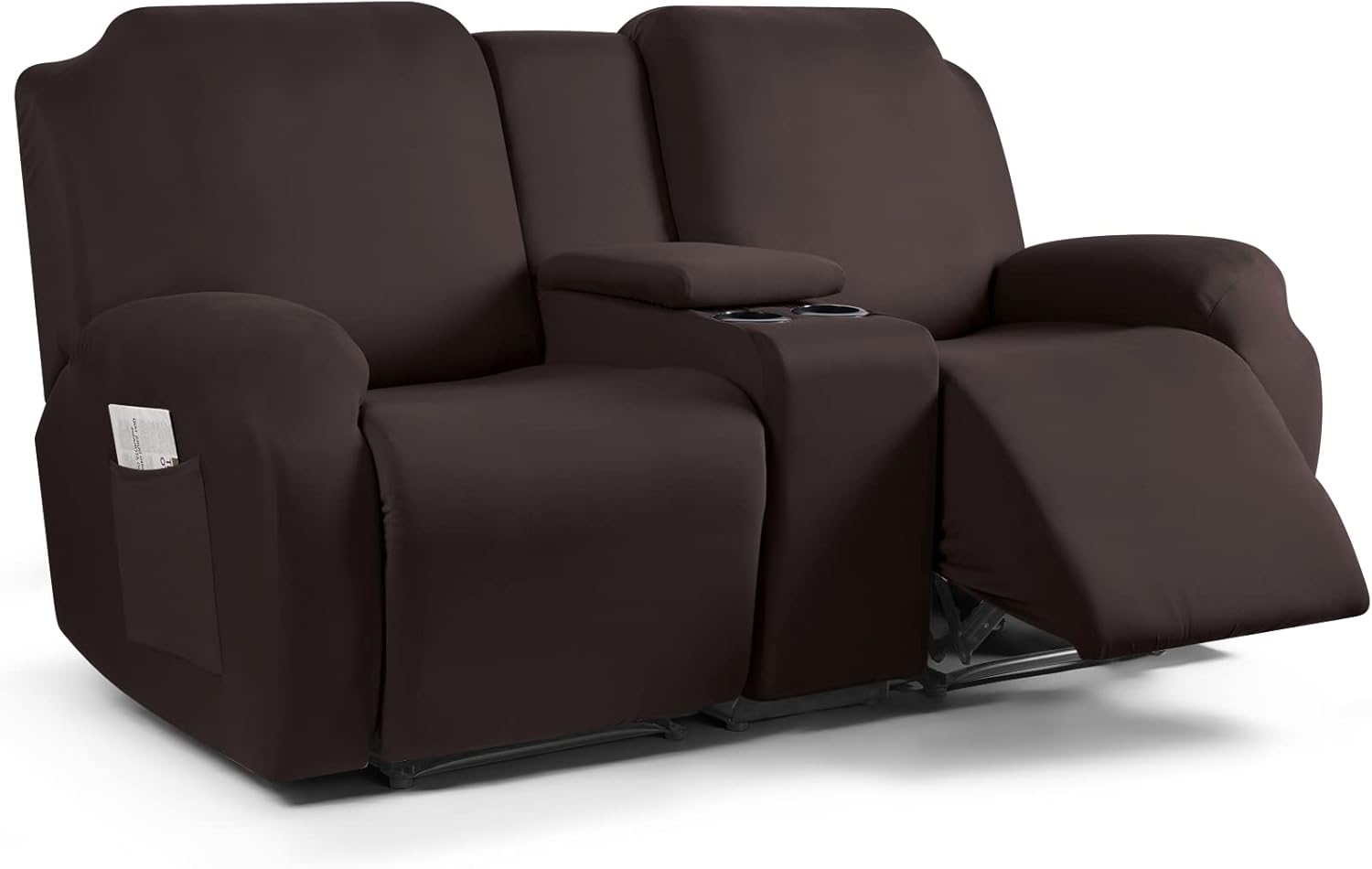 TAOCOCO Reclining Loveseat, Special Reclining Sofa with Middle Console Slipcover...