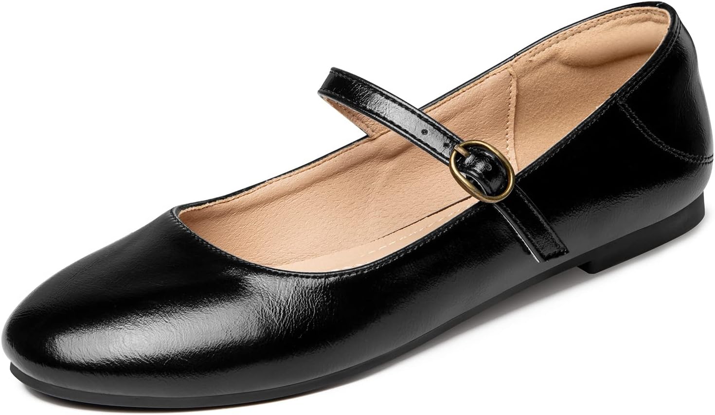 Rekayla Mary Jane Flats Shoes Women Dressy Comfortable Round Toe Slip on Ballet...
