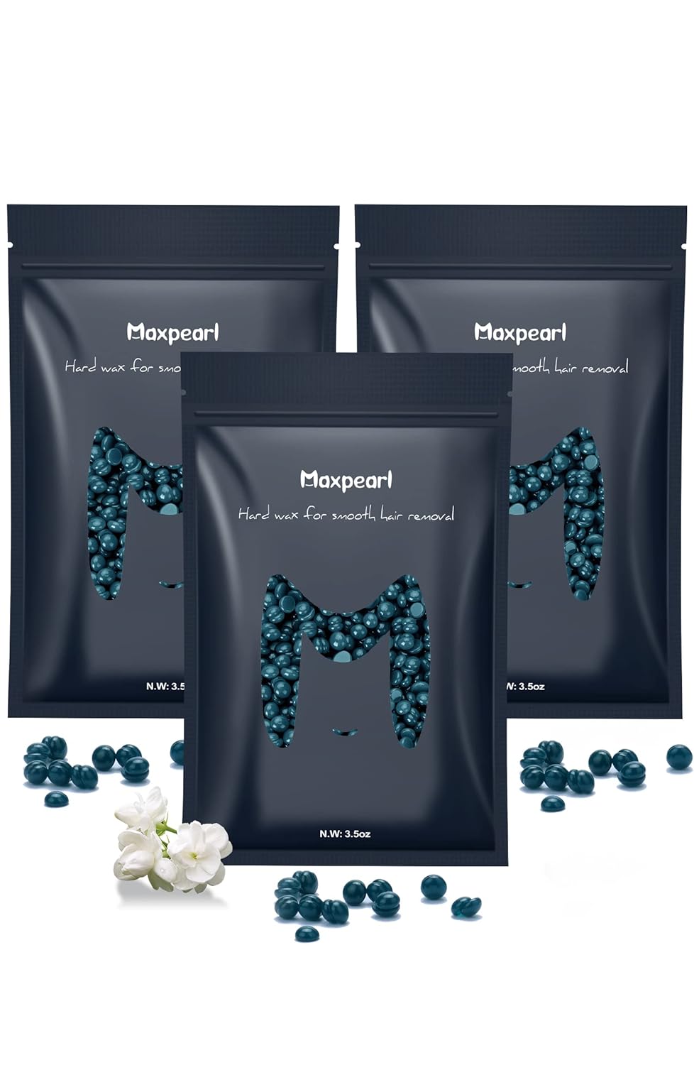 Maxpearl Hard Wax Beads, Special Hair Removal Wax Beans for Brazilian Bikini, In...