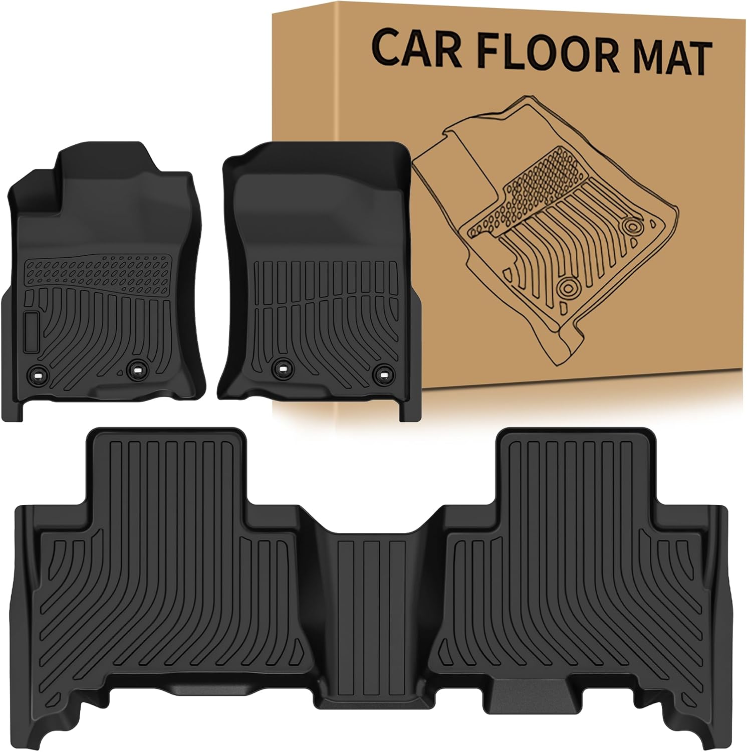 Weize Cargo Liners Fit for Toyota 4Runner 2013-2024 & Fit for GX460 2014-2023, C...