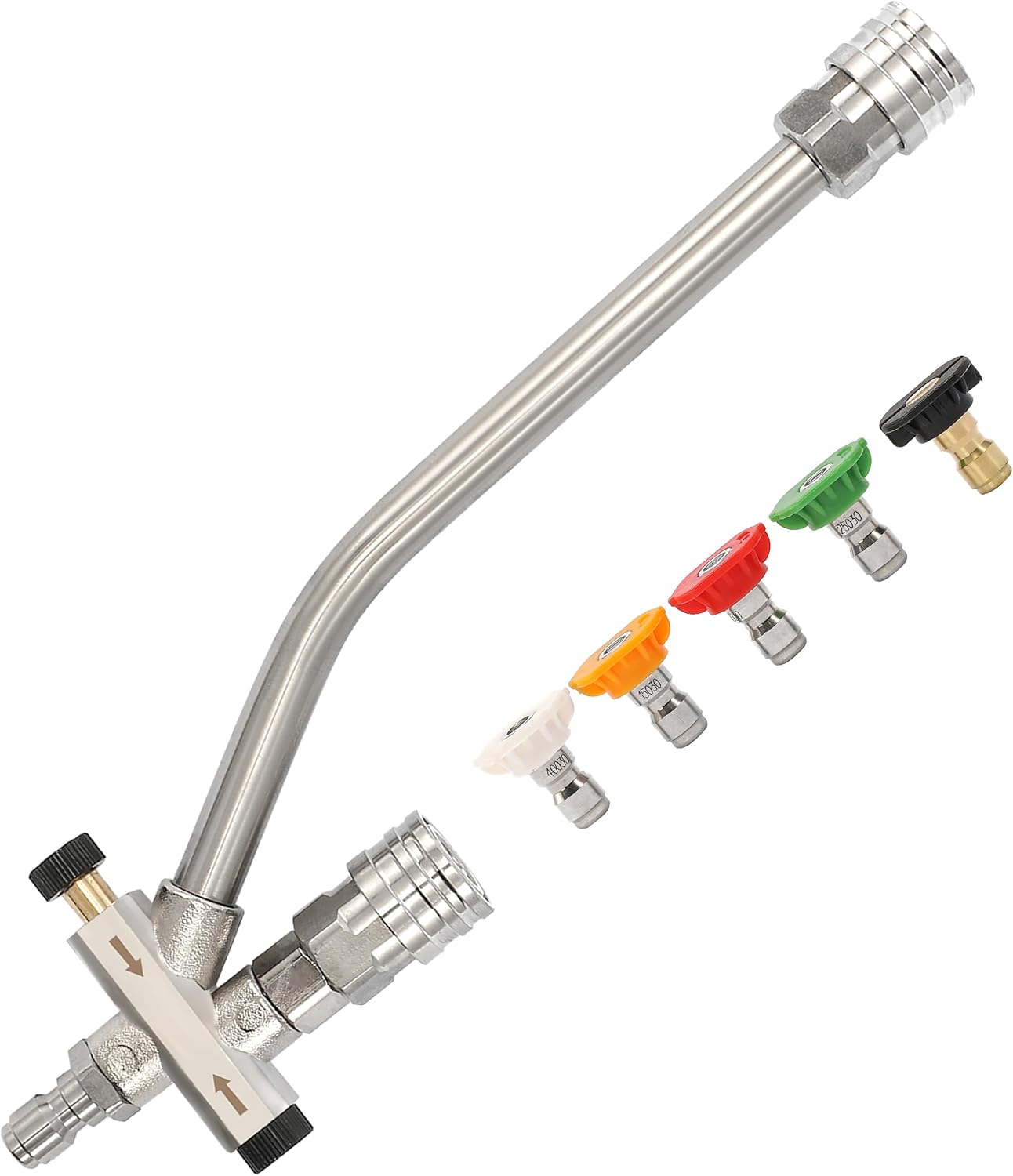Tool Daily Foam Cannon Dual-Connector Accessory, Pressure Washer Double Tip Atta...