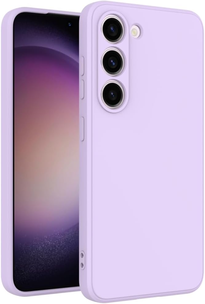 for Samsung Galaxy S23 FE Case Purple, Scratch Resistant with Soft Touch, Slim T...