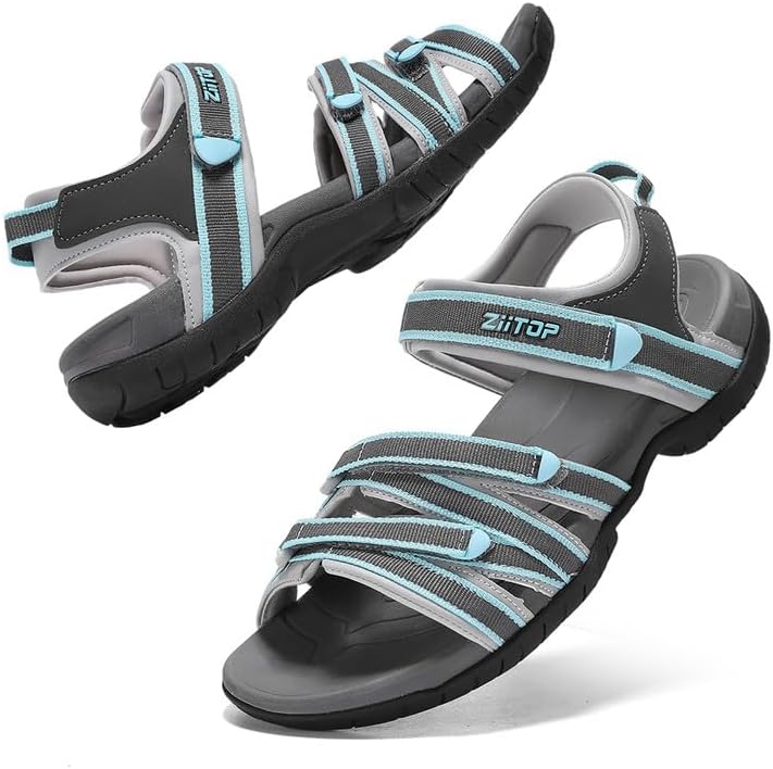 ziitop Women's Hiking Sandals, Special Open Toe Sport Walking Sandals with Strap...