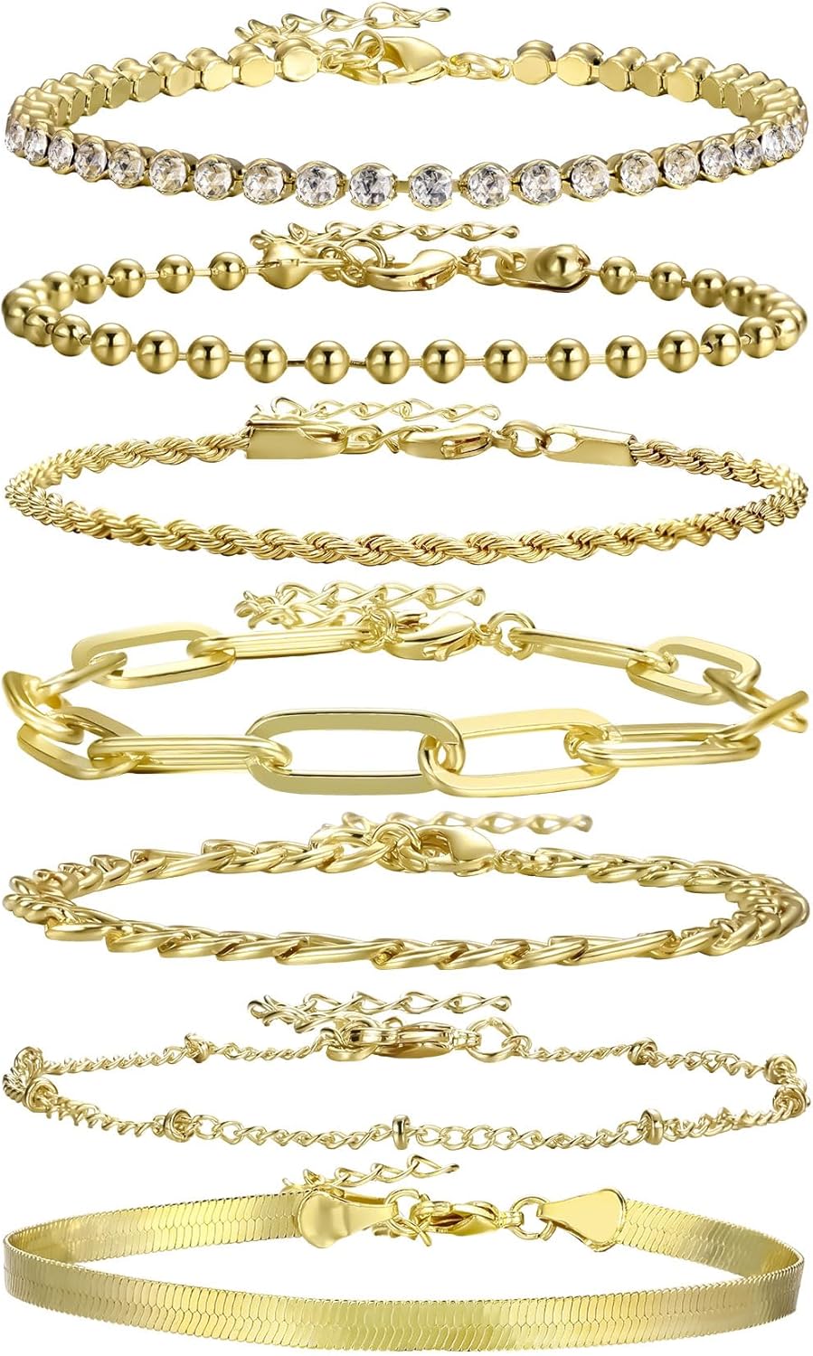 Ring Bracelet Hand Chain, Special Gold Plated Butterfly Ring and Chain Bracelet,...