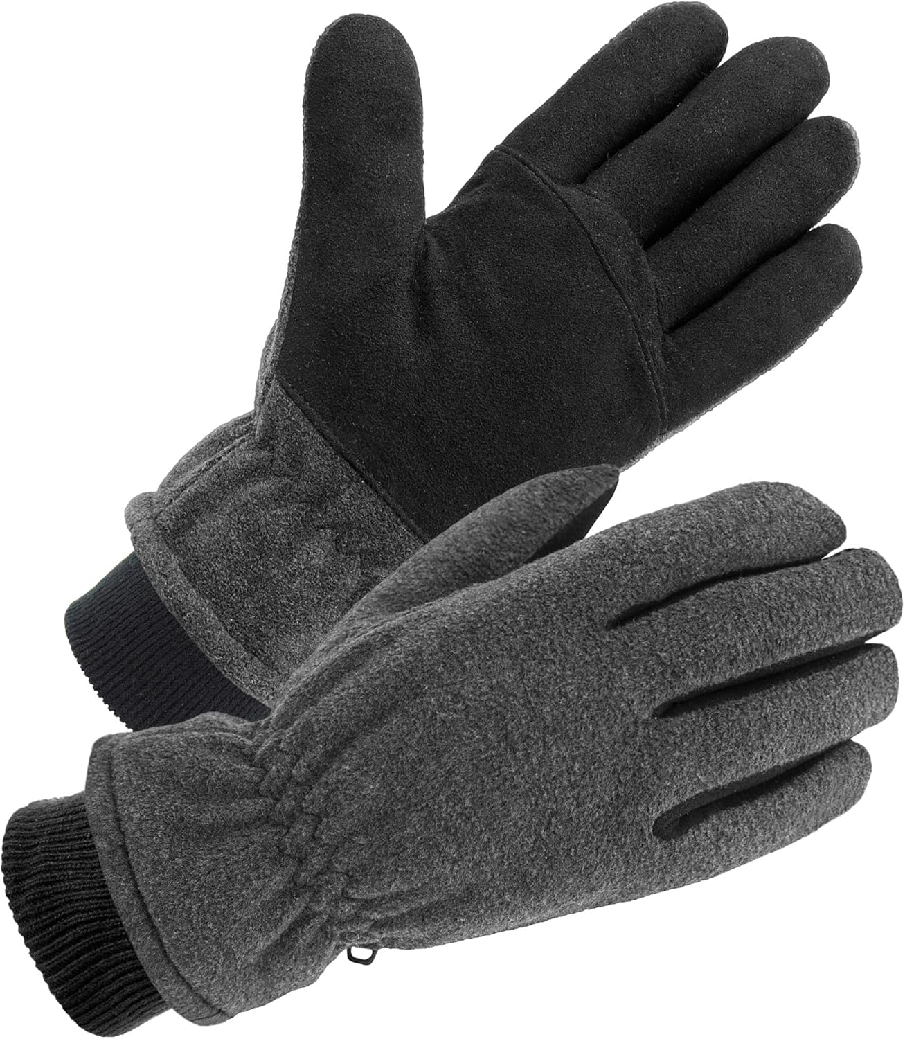 SKYDEER Soft Winter Gloves, Special Thermal Gloves with Deerskin Suede Leather,...