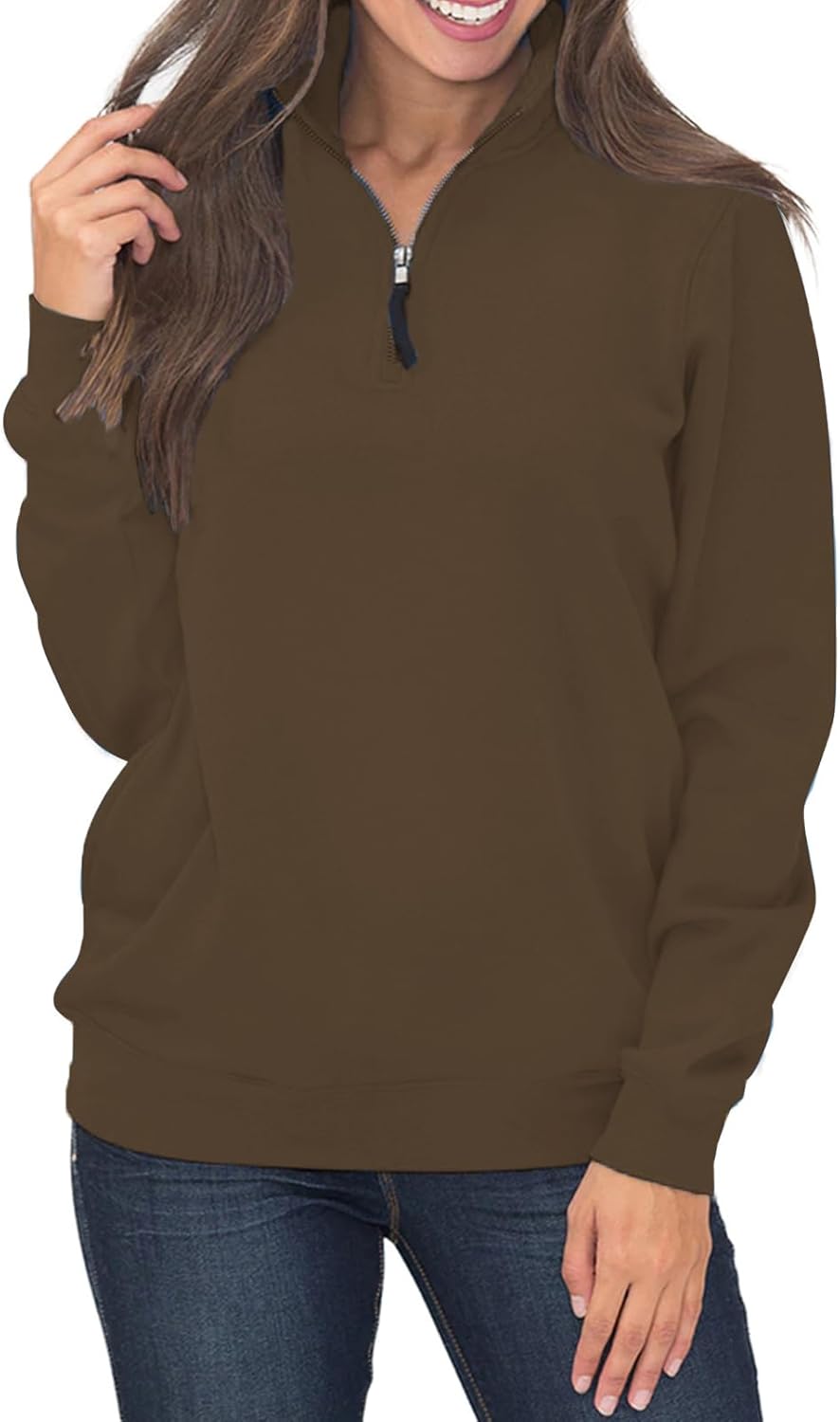 Samefar Women's Sweatshirt, Special Cozy High Neck Pullover, Unique Long Sleeve...