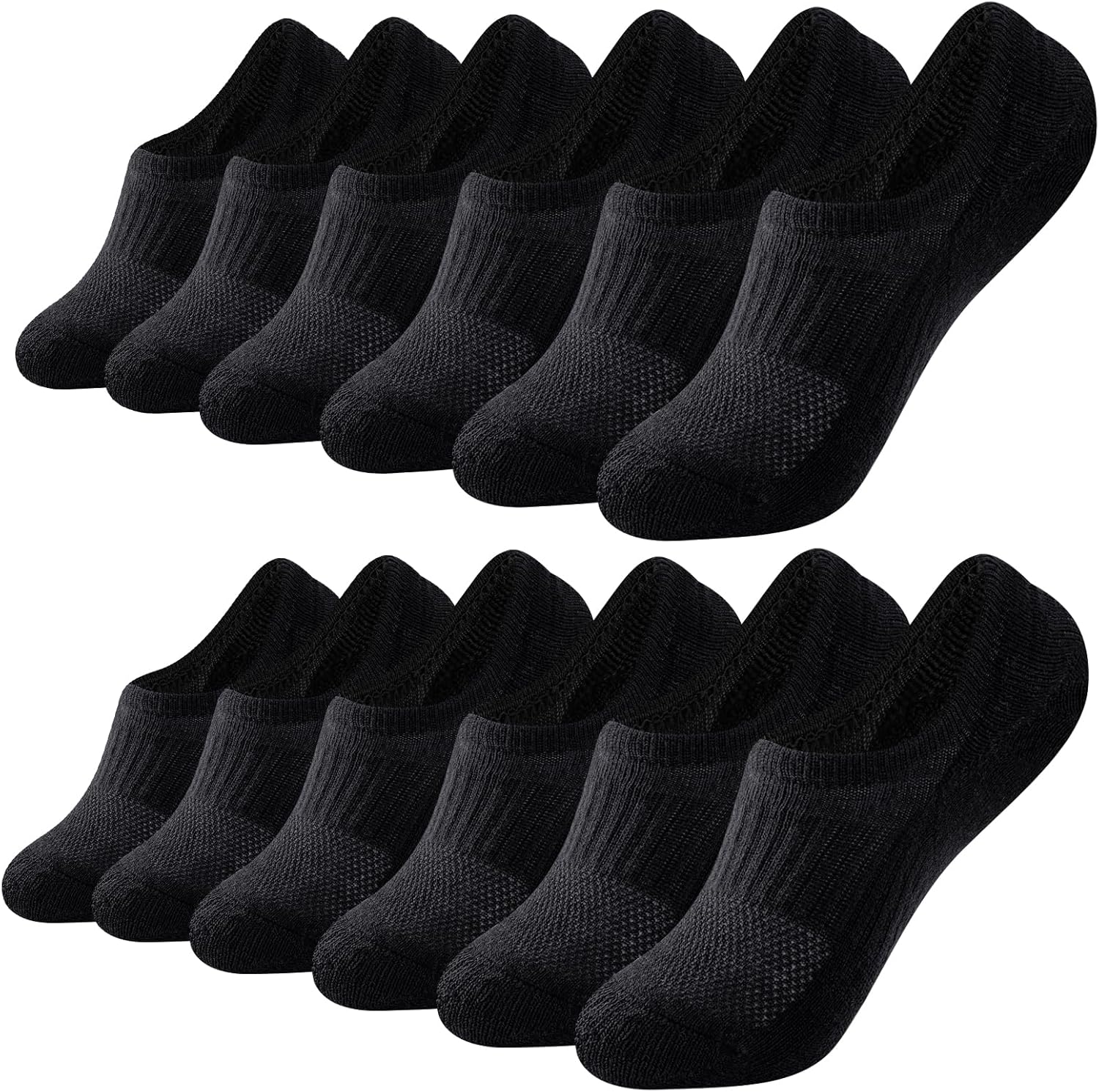 inaWarm Trainer Socks Womens 6-8 3-5,Invisible Ankle Socks Cotton Cushioned No S...