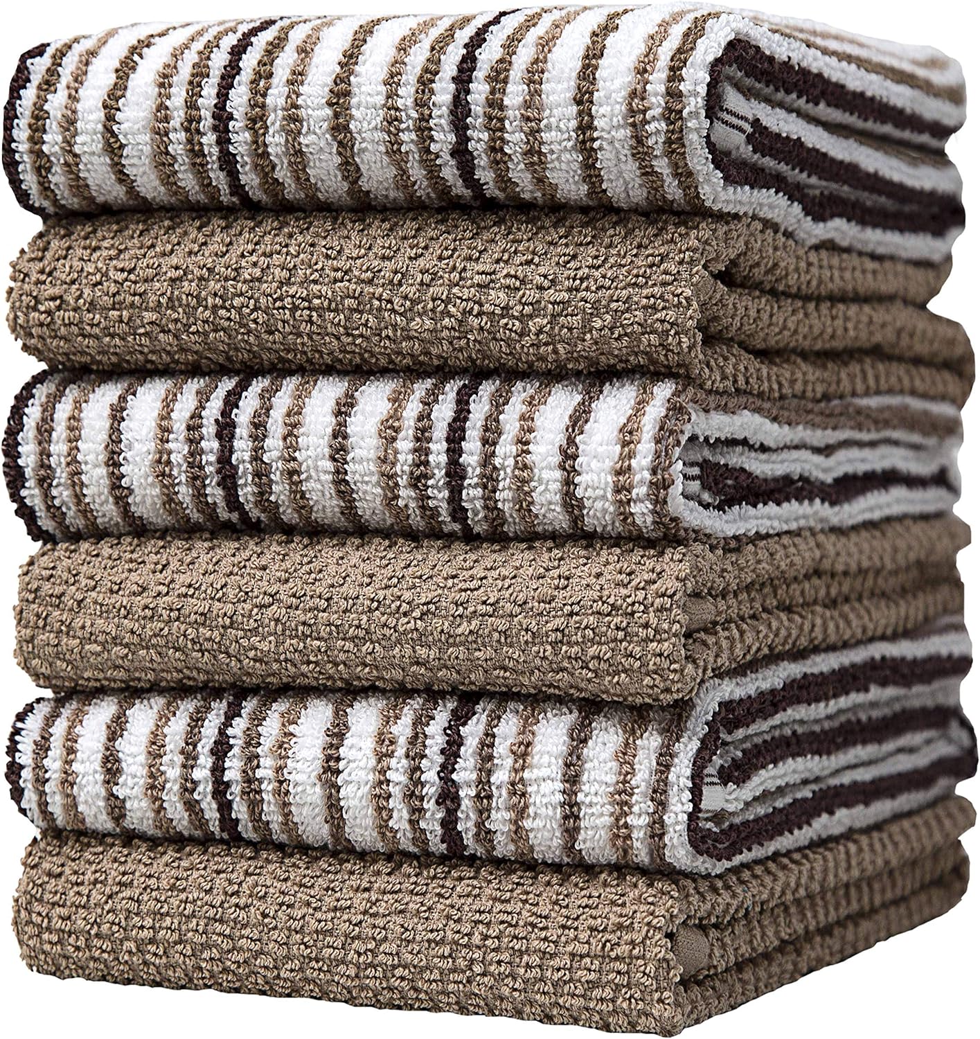Kitchen Towels 16”x 26” - 6 Pack | Large Cotton Kitchen Hand Towels | Dish Towel...