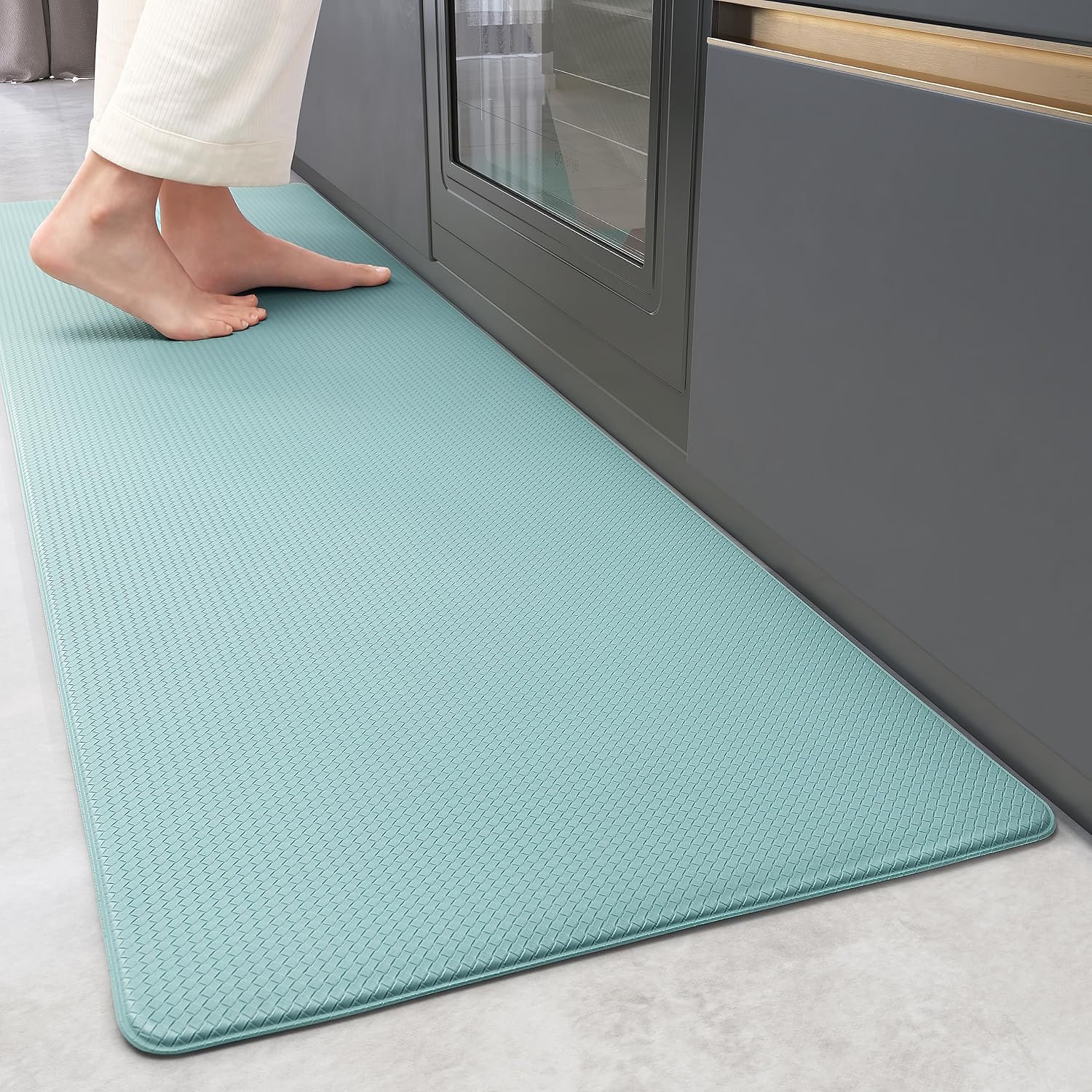 Color G Kitchen Mat 44 x 150 cm, Heavy Duty Anti Fatigue Standing Mat, Kitchen R...